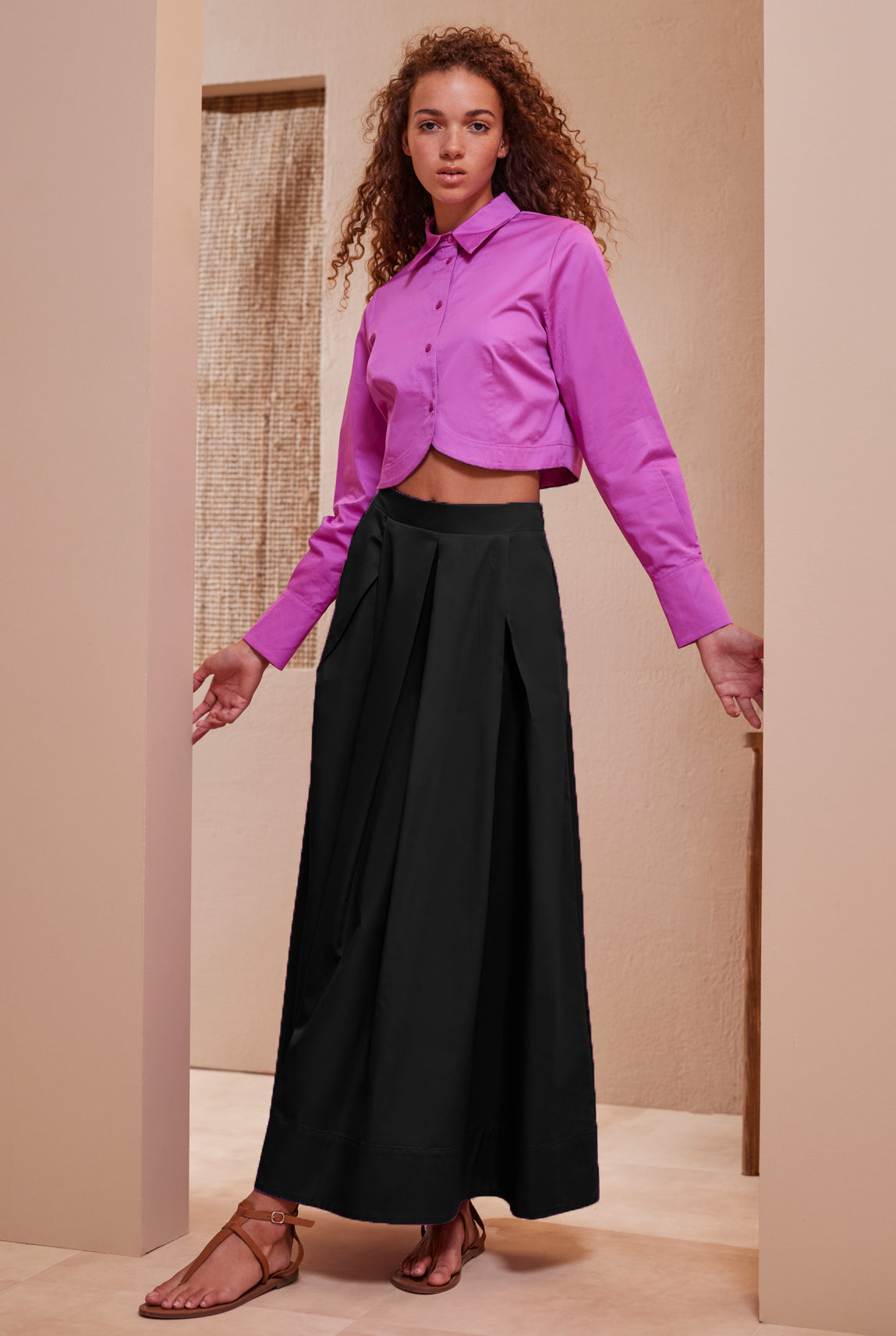 DEVOTION TWINS - Kelly Long Skirt Black - Magpie Style