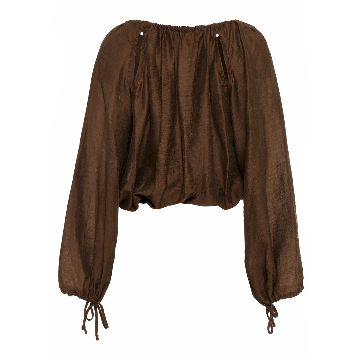 DEVOTION TWINS Petit Blouse - CHOCOLATE