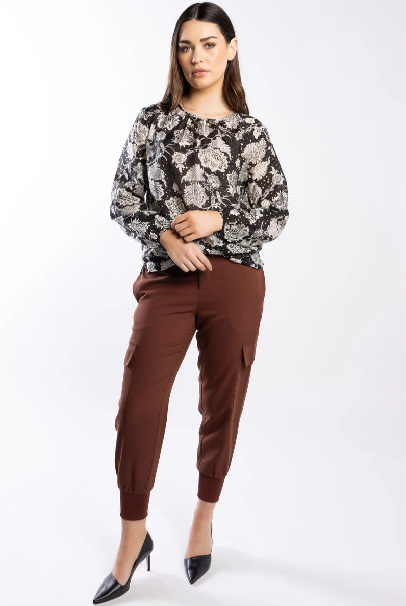 DRAMA THE LABEL Knightly Top - Hollyhock - Magpie Style