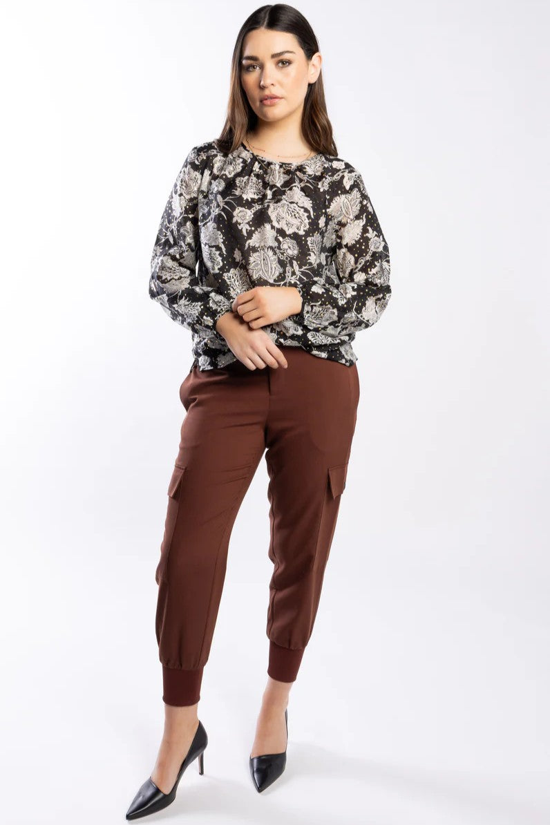 DRAMA THE LABEL Knightly Top - Hollyhock - Magpie Style