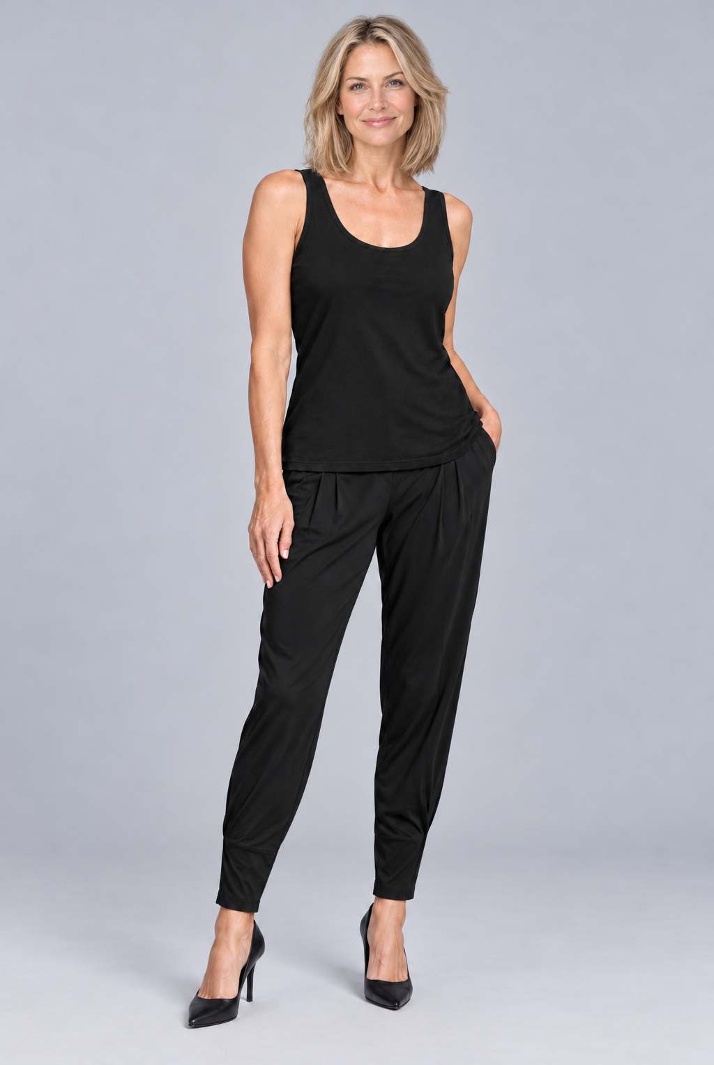 PAULA RYAN style 1259 Black with style 6280 Black — clean model