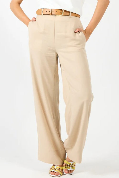 DRAMA THE LABEL Aspire Pant - Beige - Magpie Style