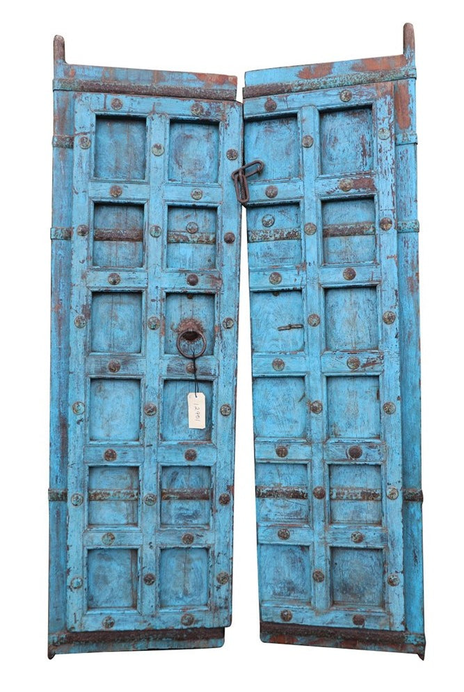 Original Large Wooden Solid Doors - Magpie Style