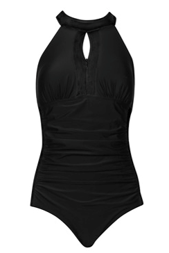 PAULA RYAN Zip Front Swimsuit - Paula Ryan