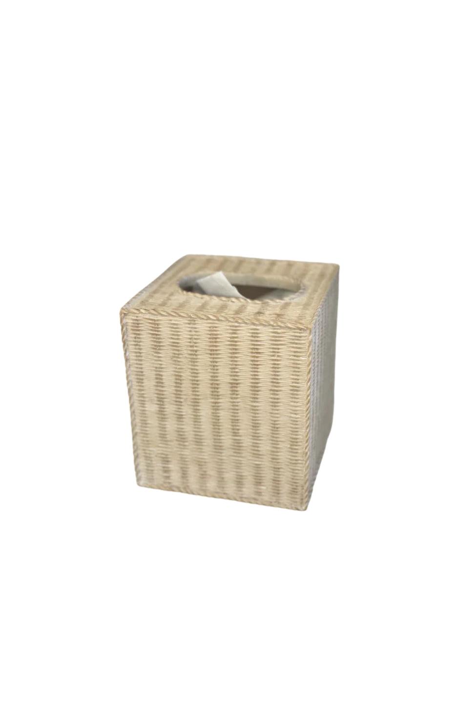 Hamptons Rattan Tissue Holder - Magpie Style