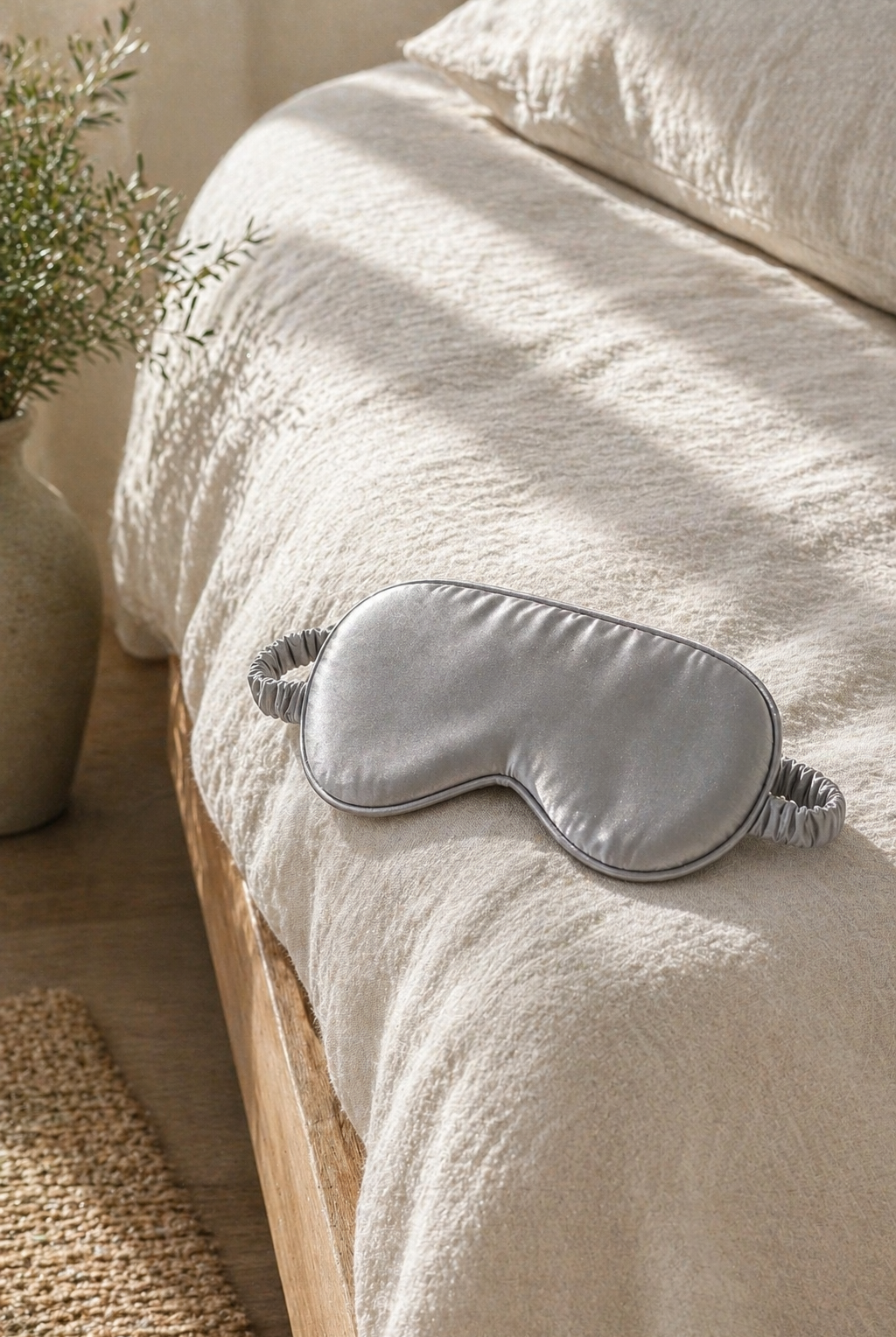 SILK SENSATION - Eye Mask - Silver - Paula Ryan