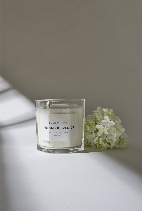 SOCIETY HOME - Visions of Venice Scented Soy Candle 400g - Magpie Style