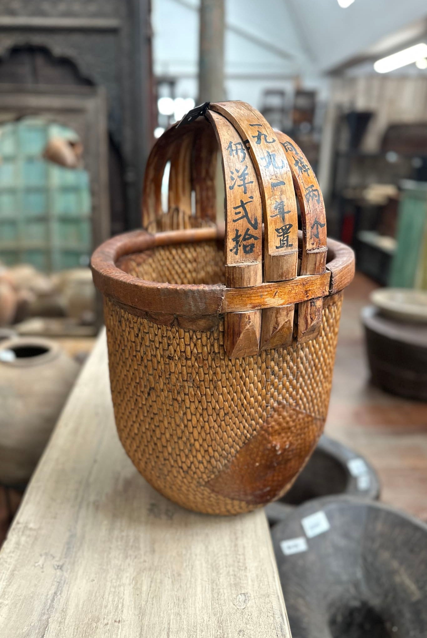 Vintage Harvest Basket - Cabbage - Magpie Style