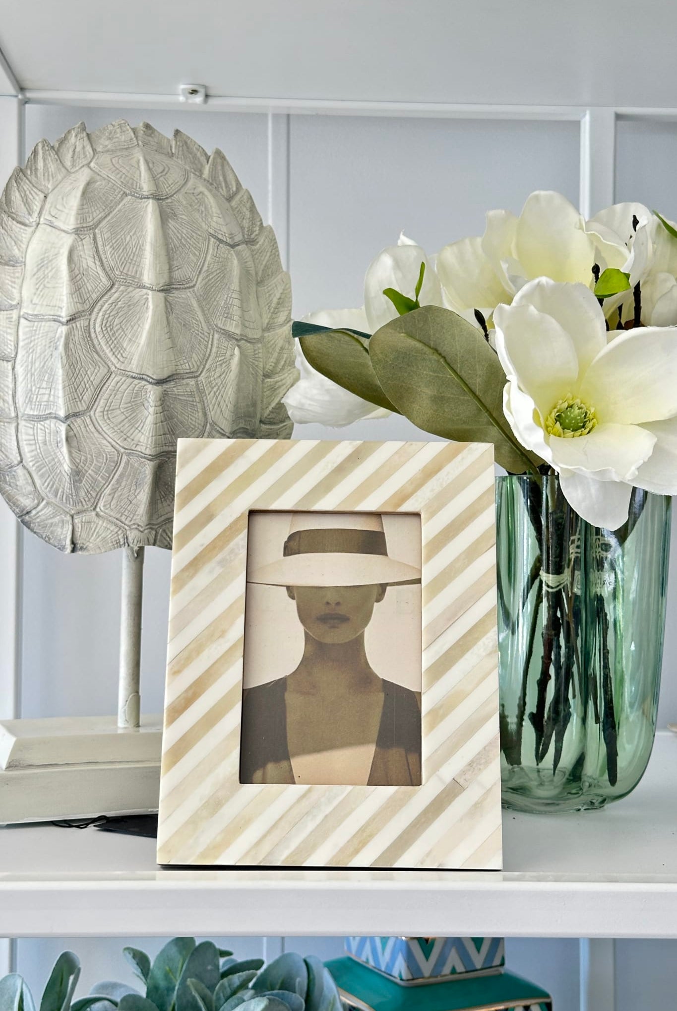 Sth Hampton Frame 4x6 Diagonal Stripes - Magpie Style