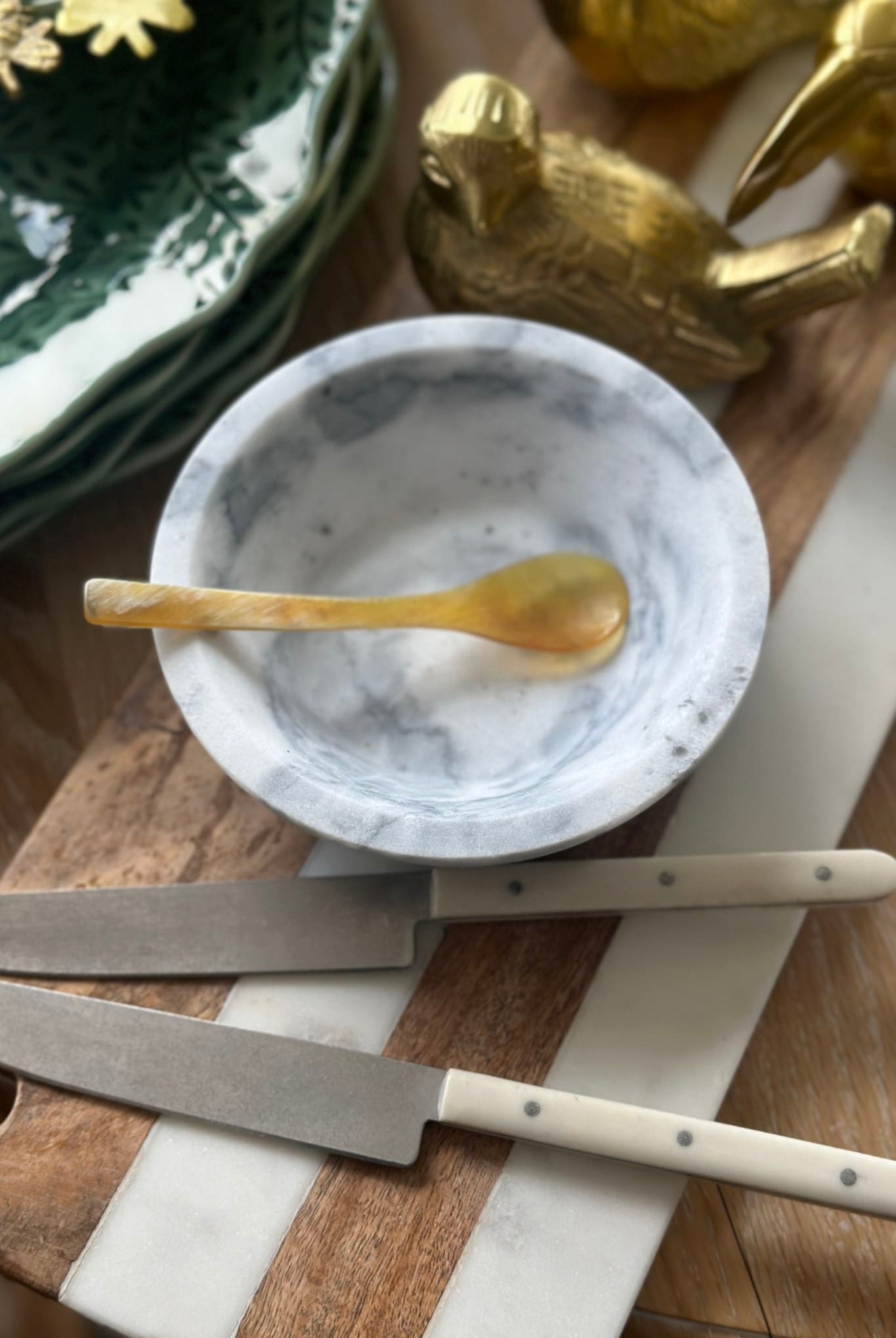 Nuvolo Marble Bowl Small - Magpie Style