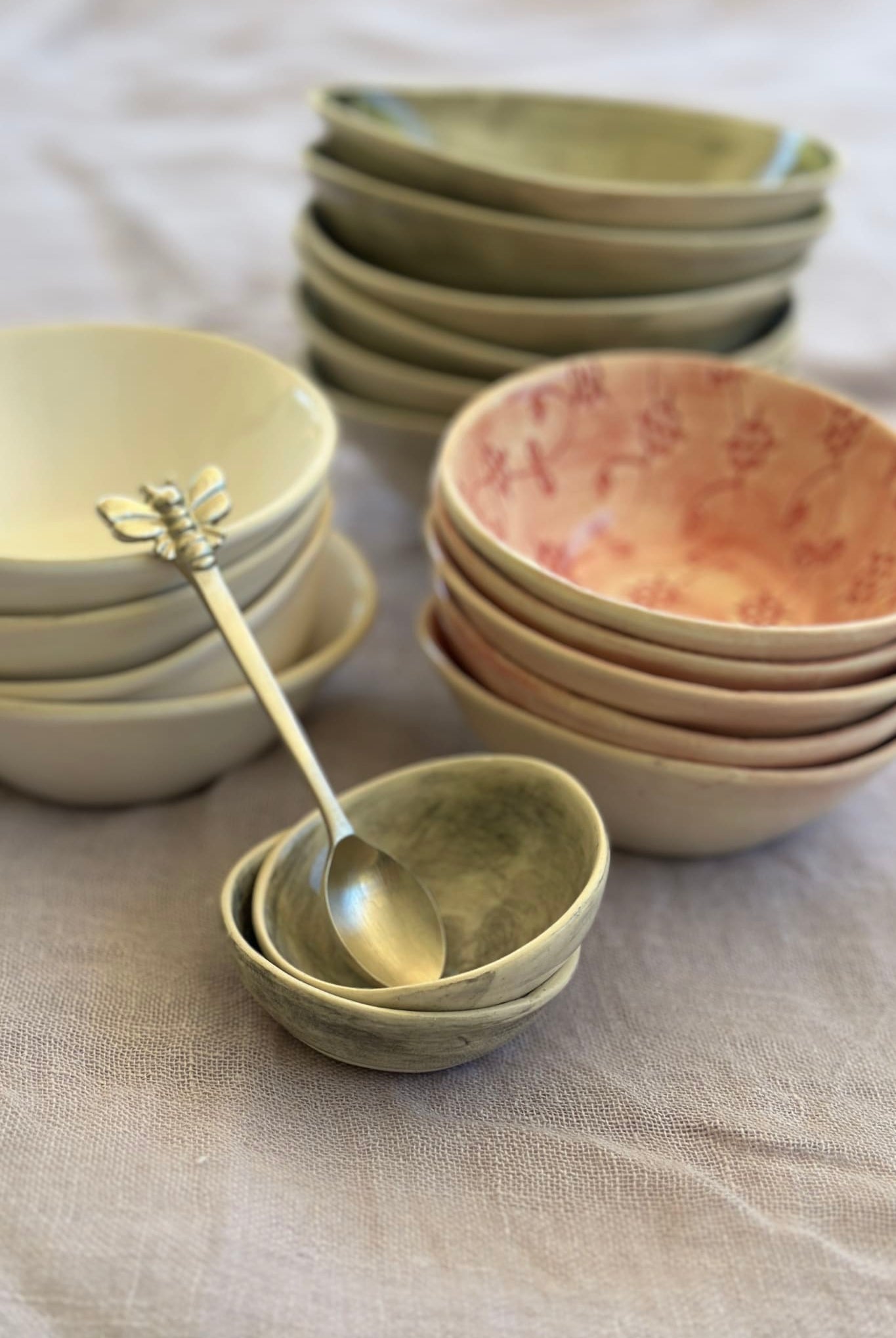 WONKI WARE Salt Dish - Lace - Magpie Style