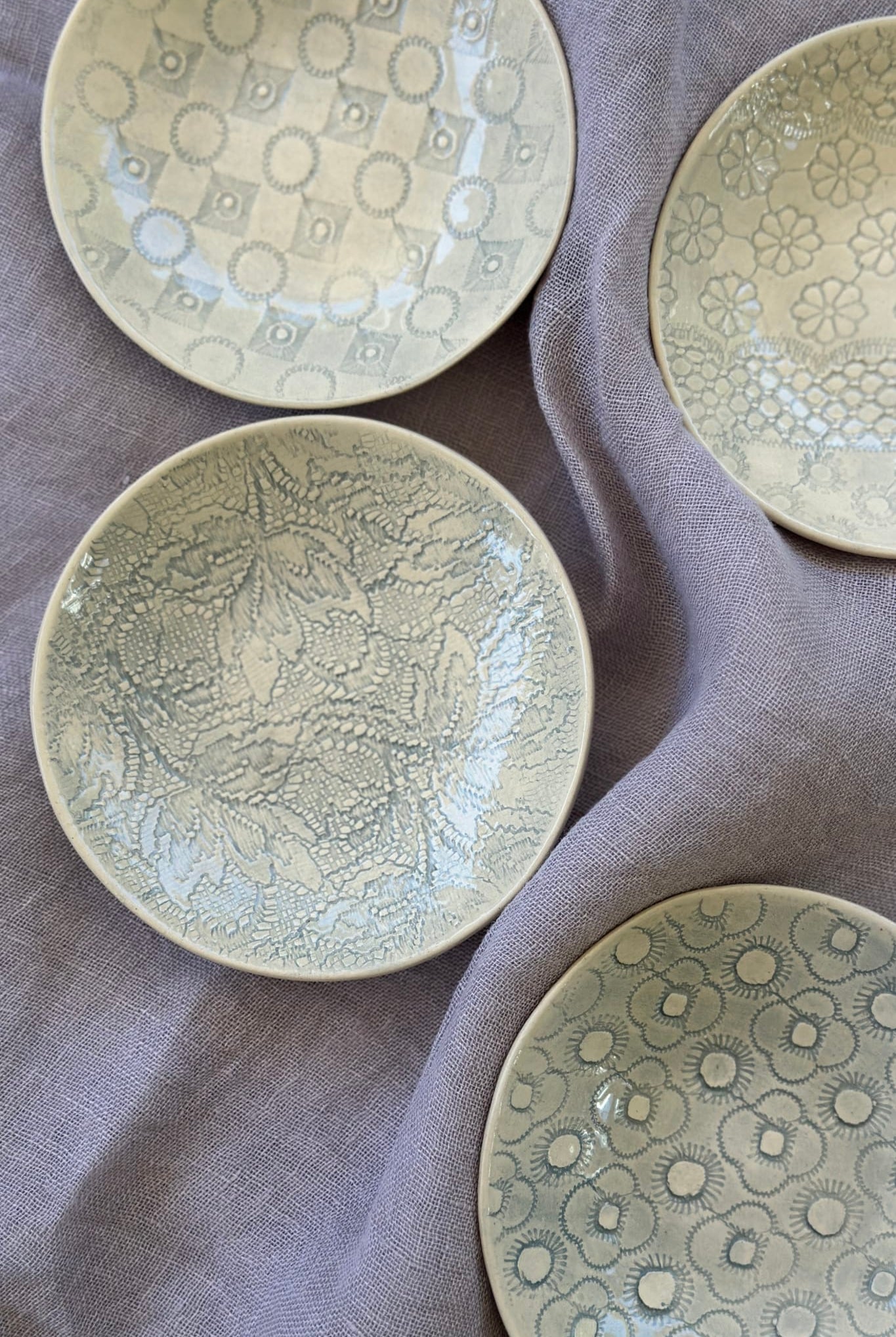 WONKI WARE Salsa Dish - Lace - Magpie Style