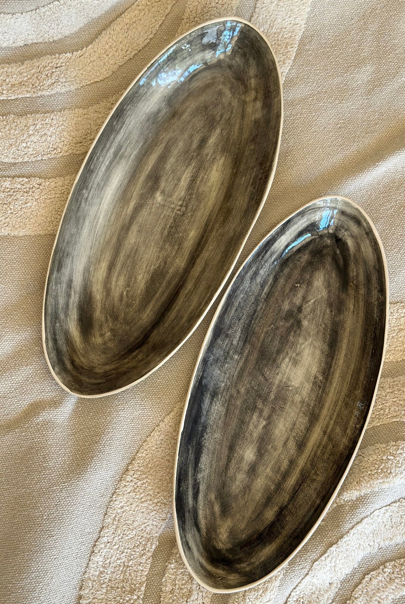 WONKI WARE Bamboo Platter Large - Beach Sand - Magpie Style