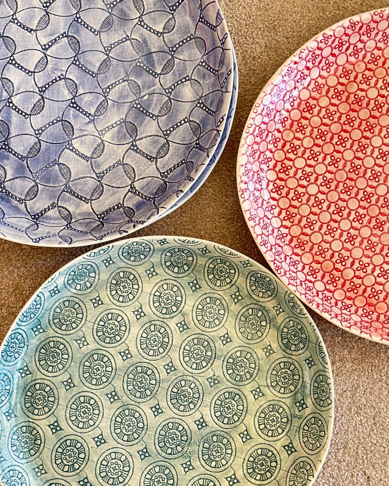 WONKI WARE Small Mediterranean Platter - Lace - Magpie Style