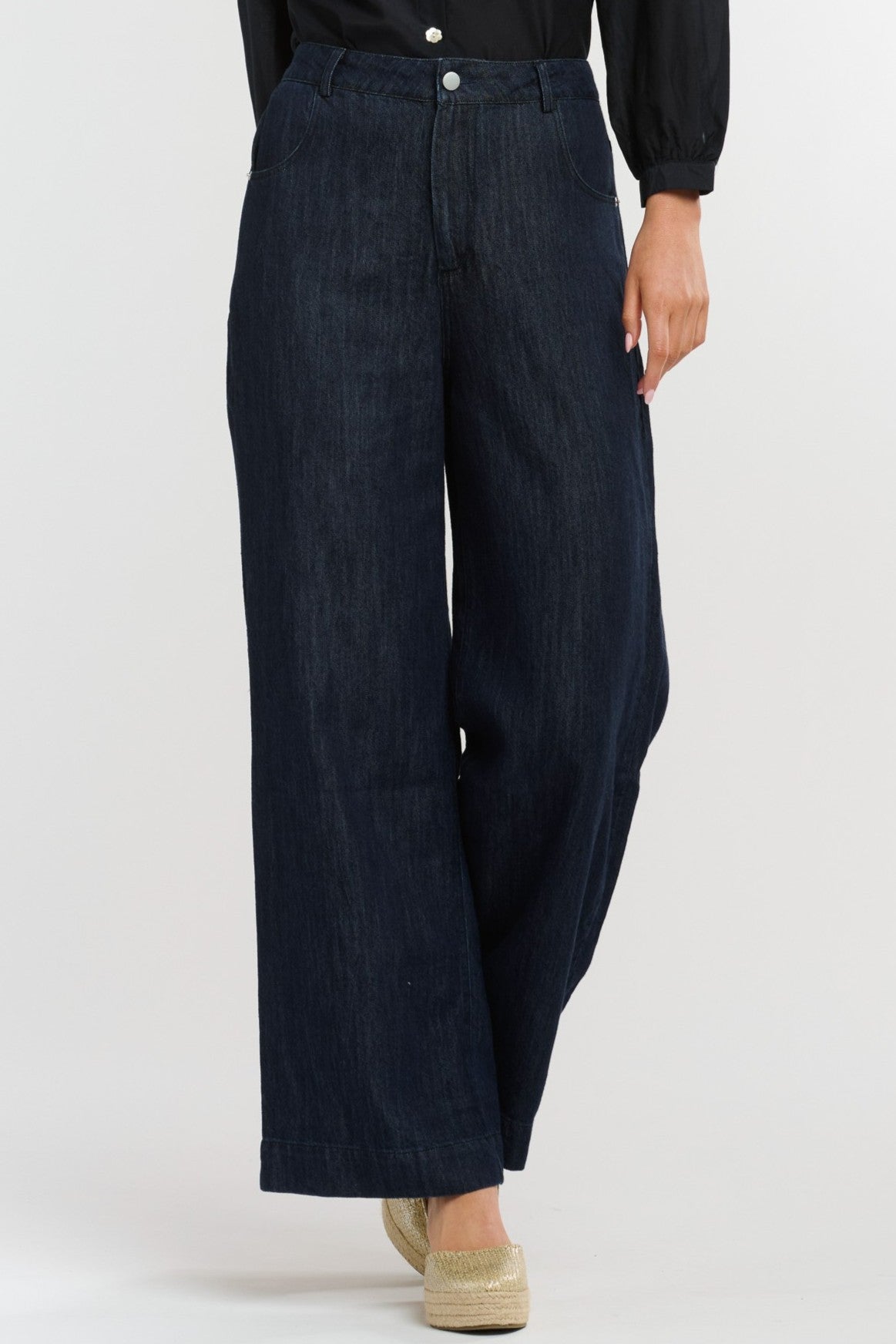 365 DAYS Celeste Tencel Pant - Dark Denim - Magpie Style