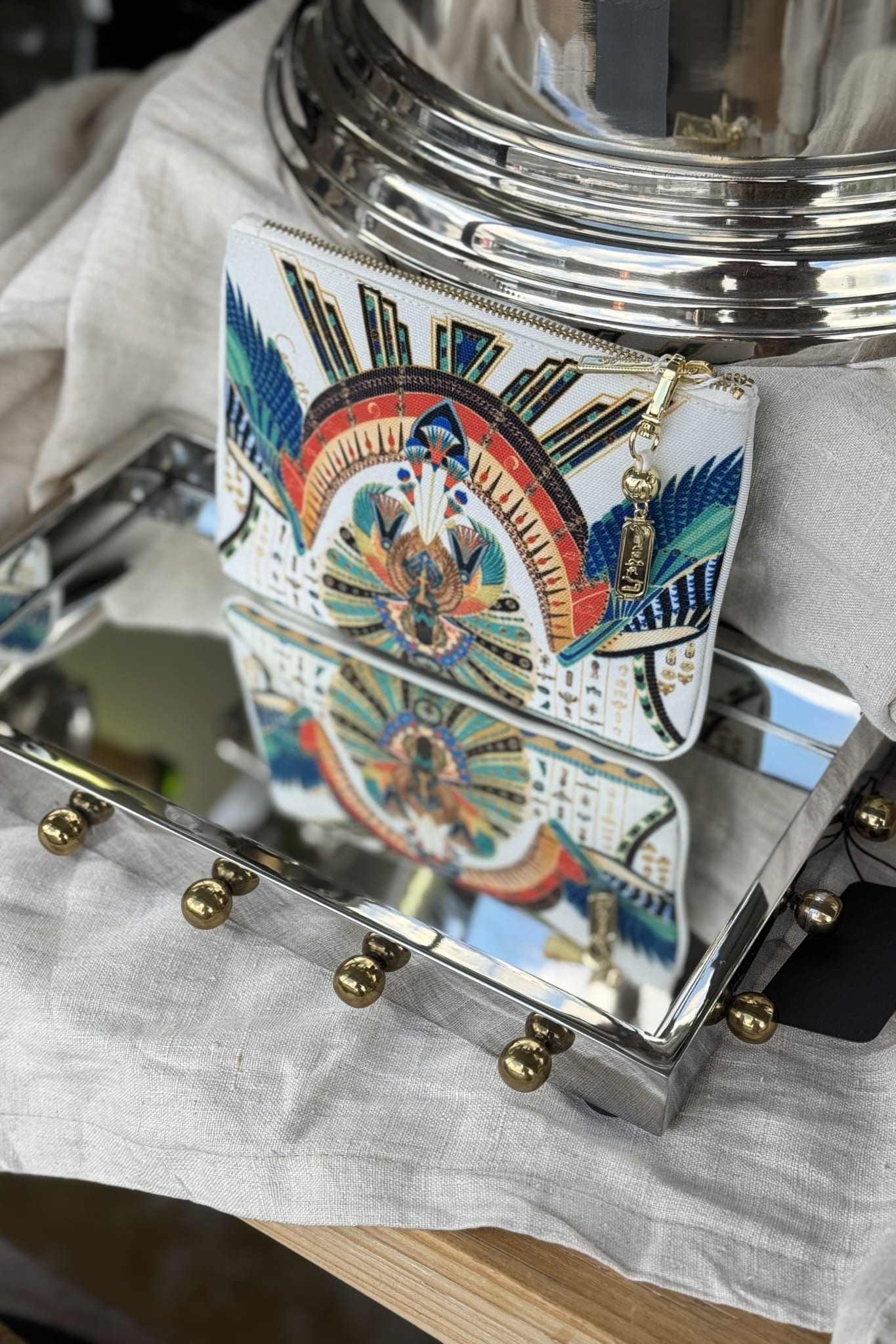 Milanot Rectangle Tray with Knobs - Small - Magpie Style