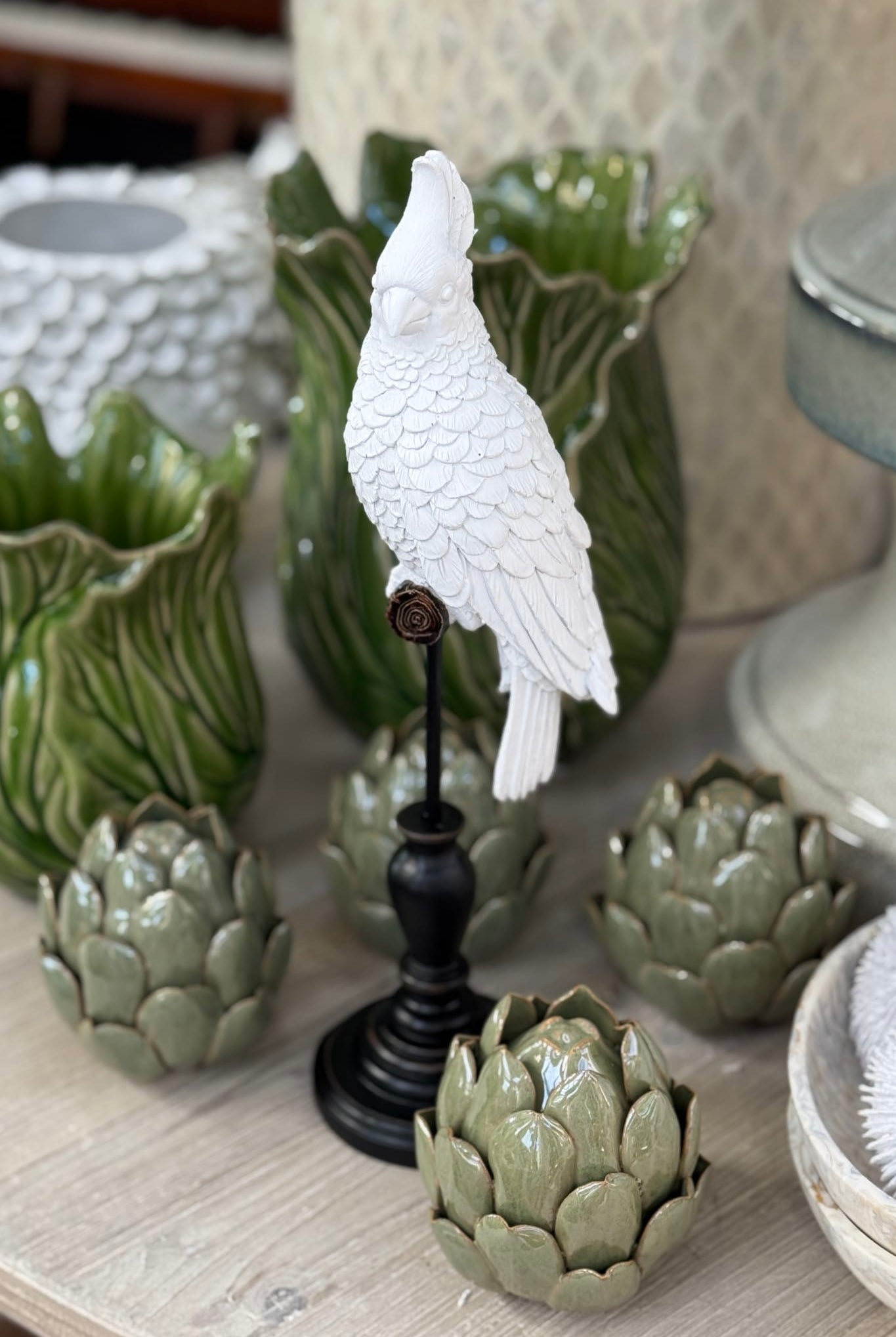 Island Parrot - White - Magpie Style