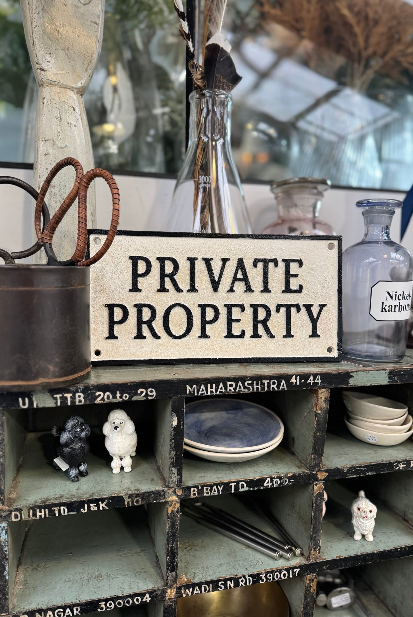 Private Property Sign - Magpie Style