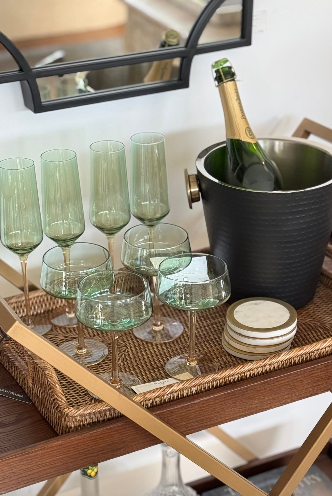 Capri Cocktail Glasses (Set of 4) - Magpie Style