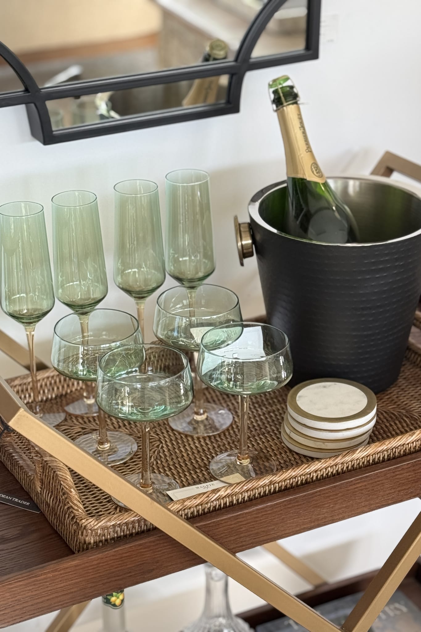 Capri Cocktail Glasses (Set of 4) - Magpie Style