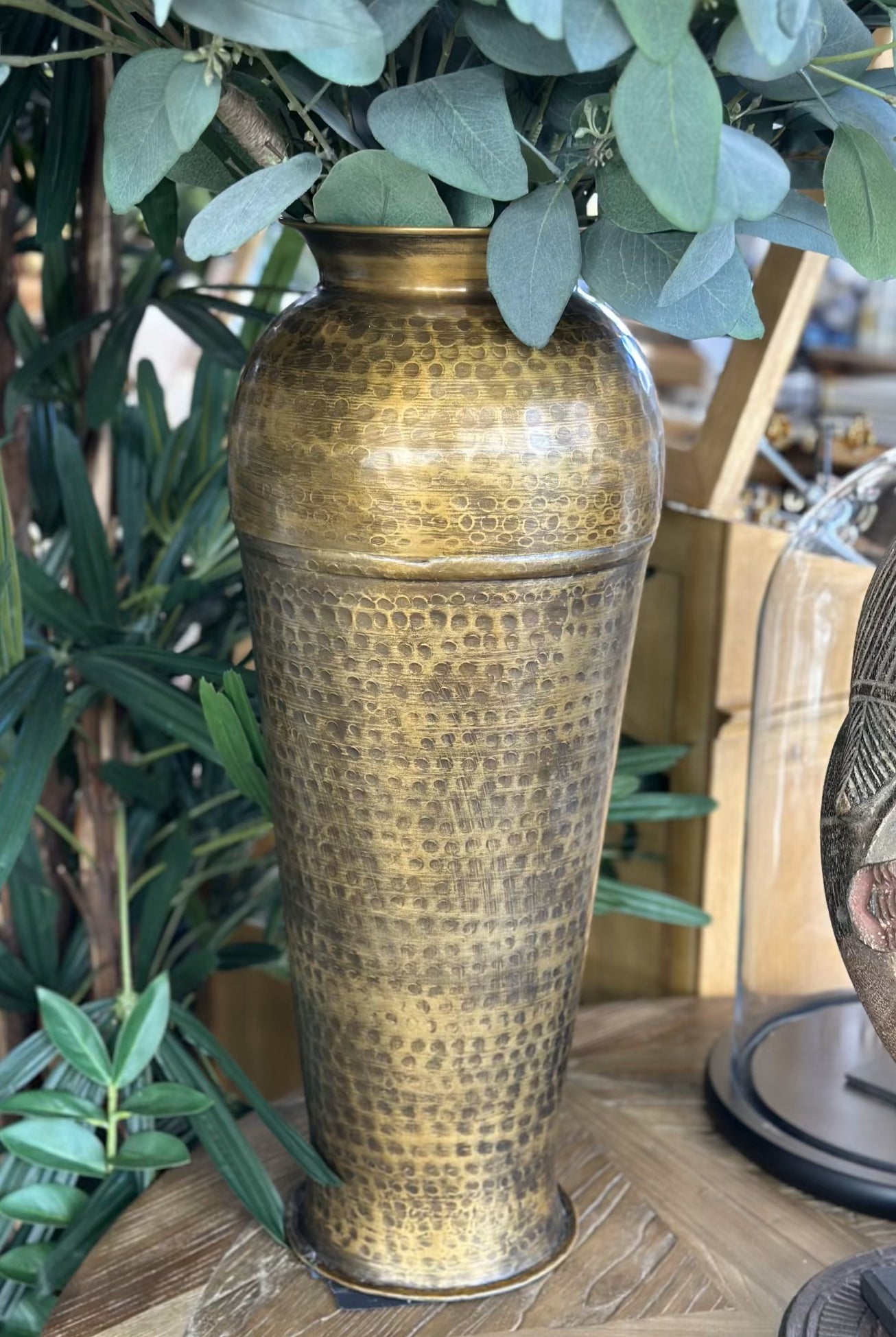 Marbella Large Light Brass Urn - Magpie Style