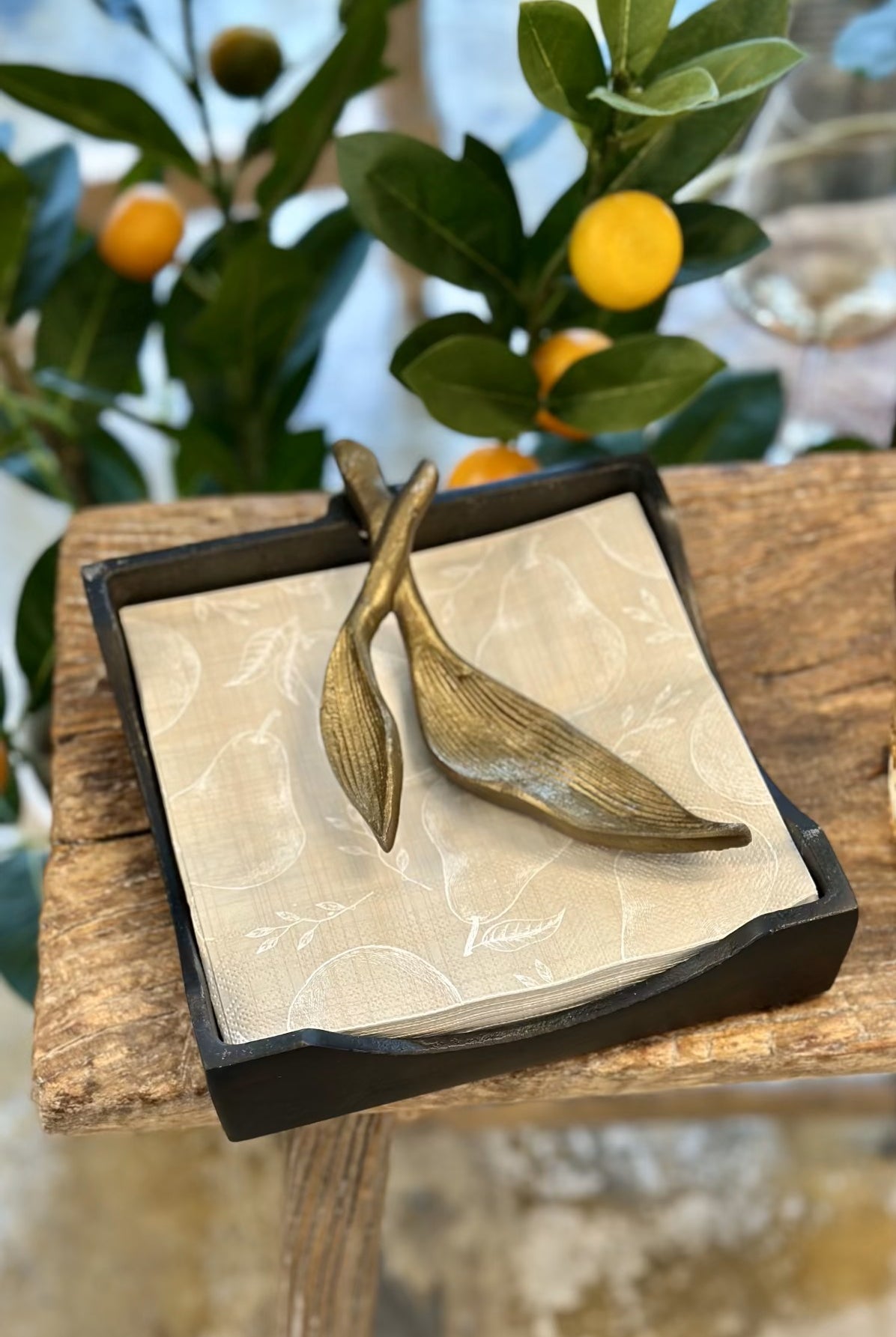 Feuille Leaf Napkin Holder - Magpie Style