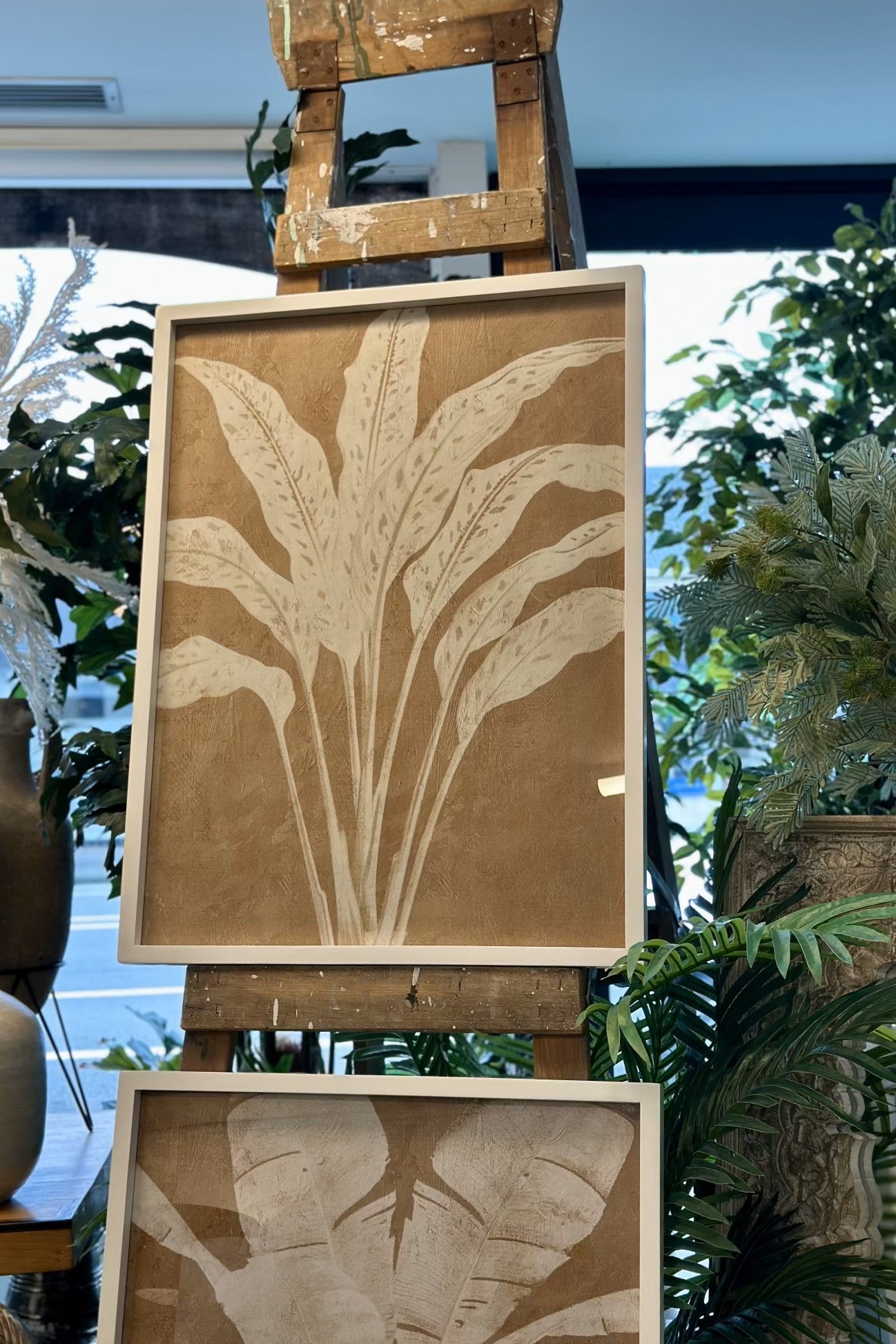 Palm Frame Glass Print - Magpie Style