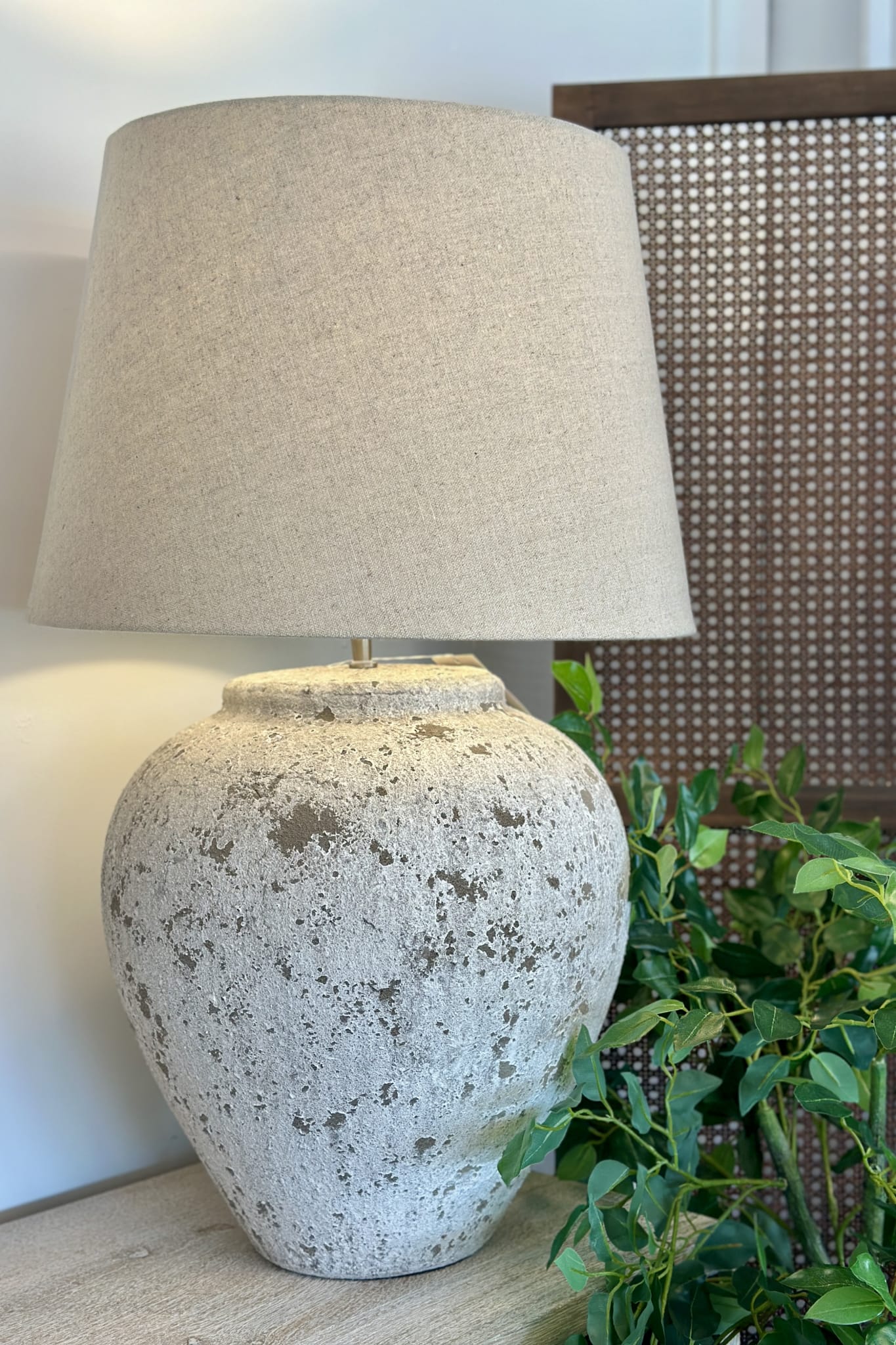 Tucsan Stone Lamp - Large - Magpie Style