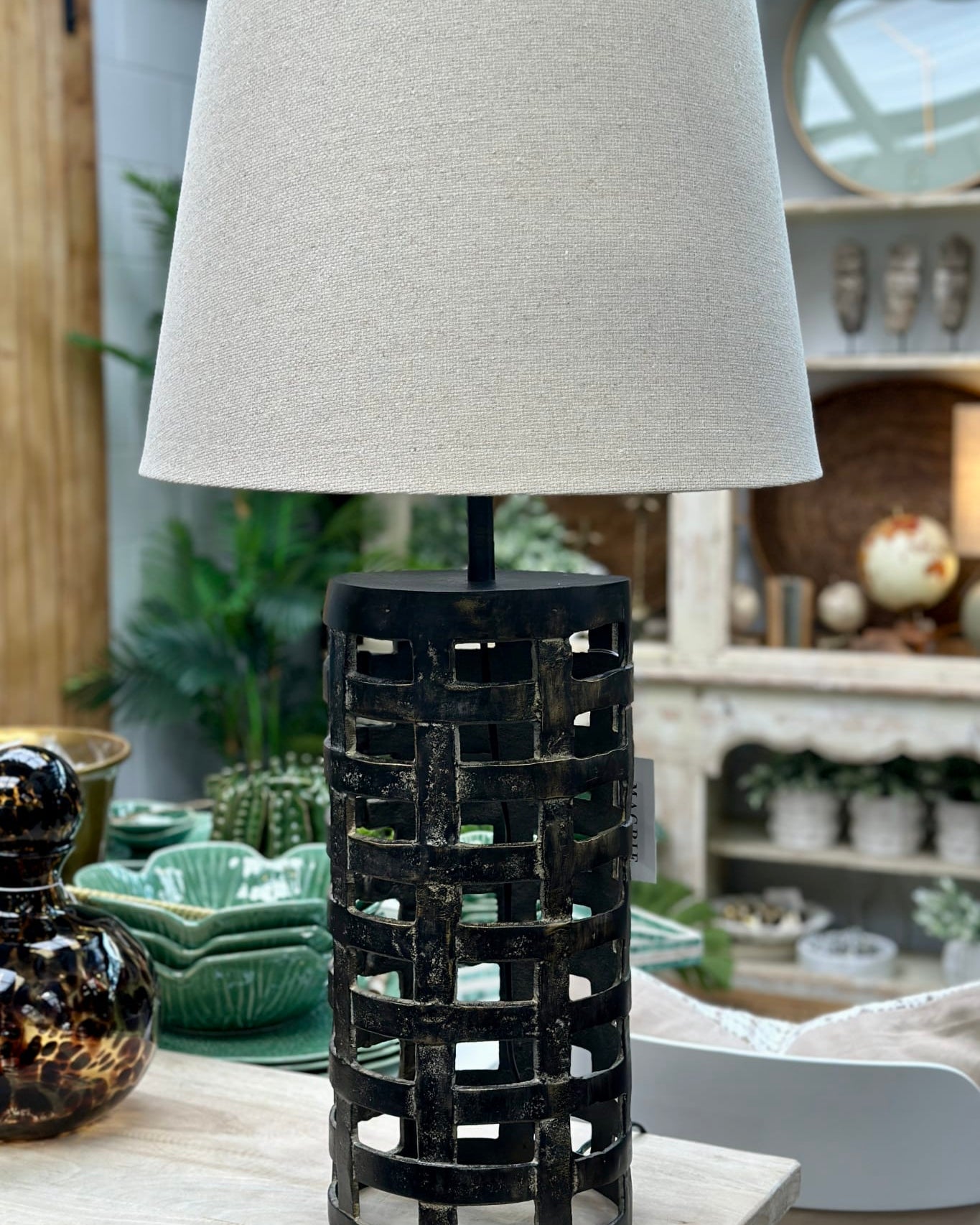 Black Lampshade - Magpie Style