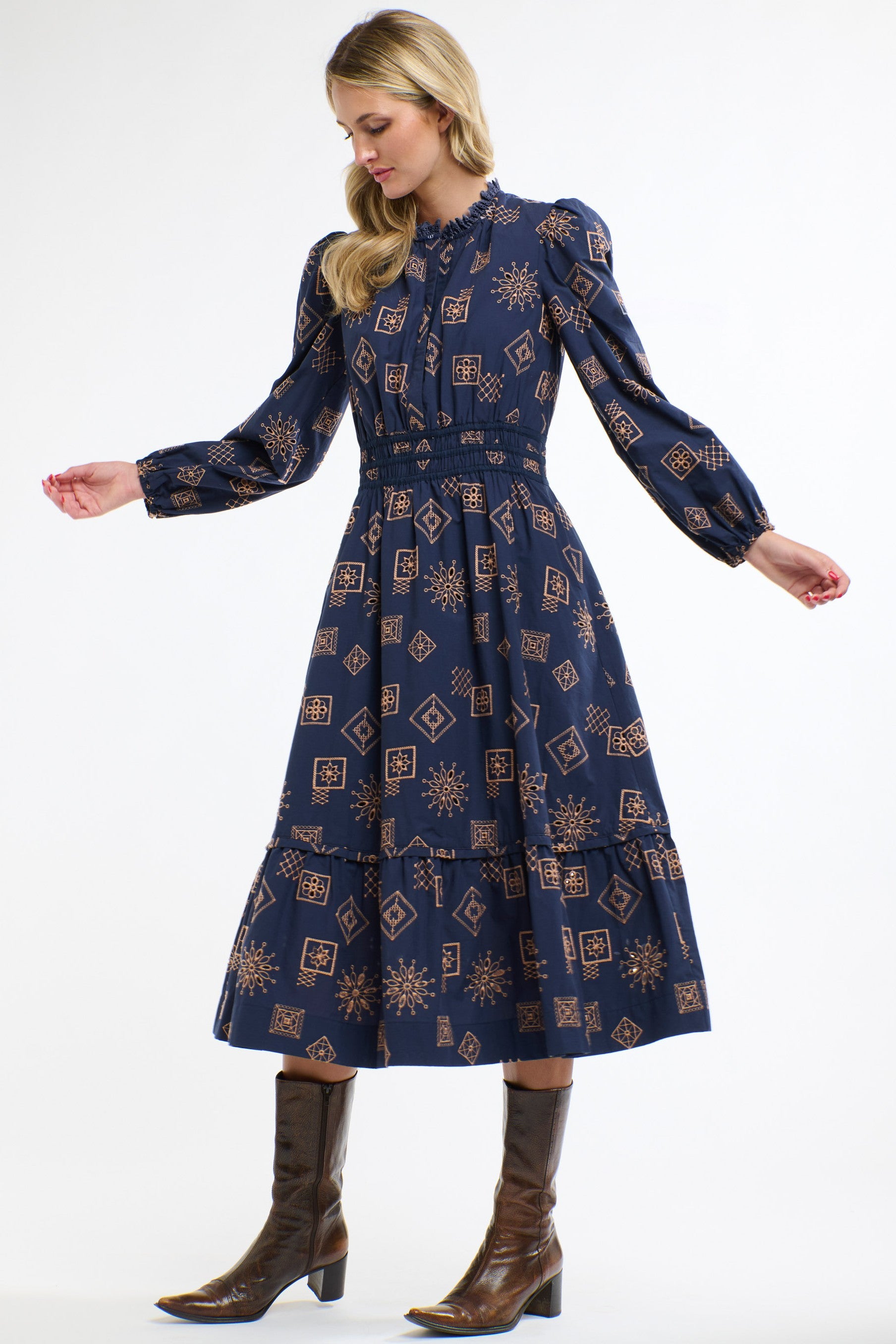 365 DAYS Mandala Dress - Indigo - Magpie Style