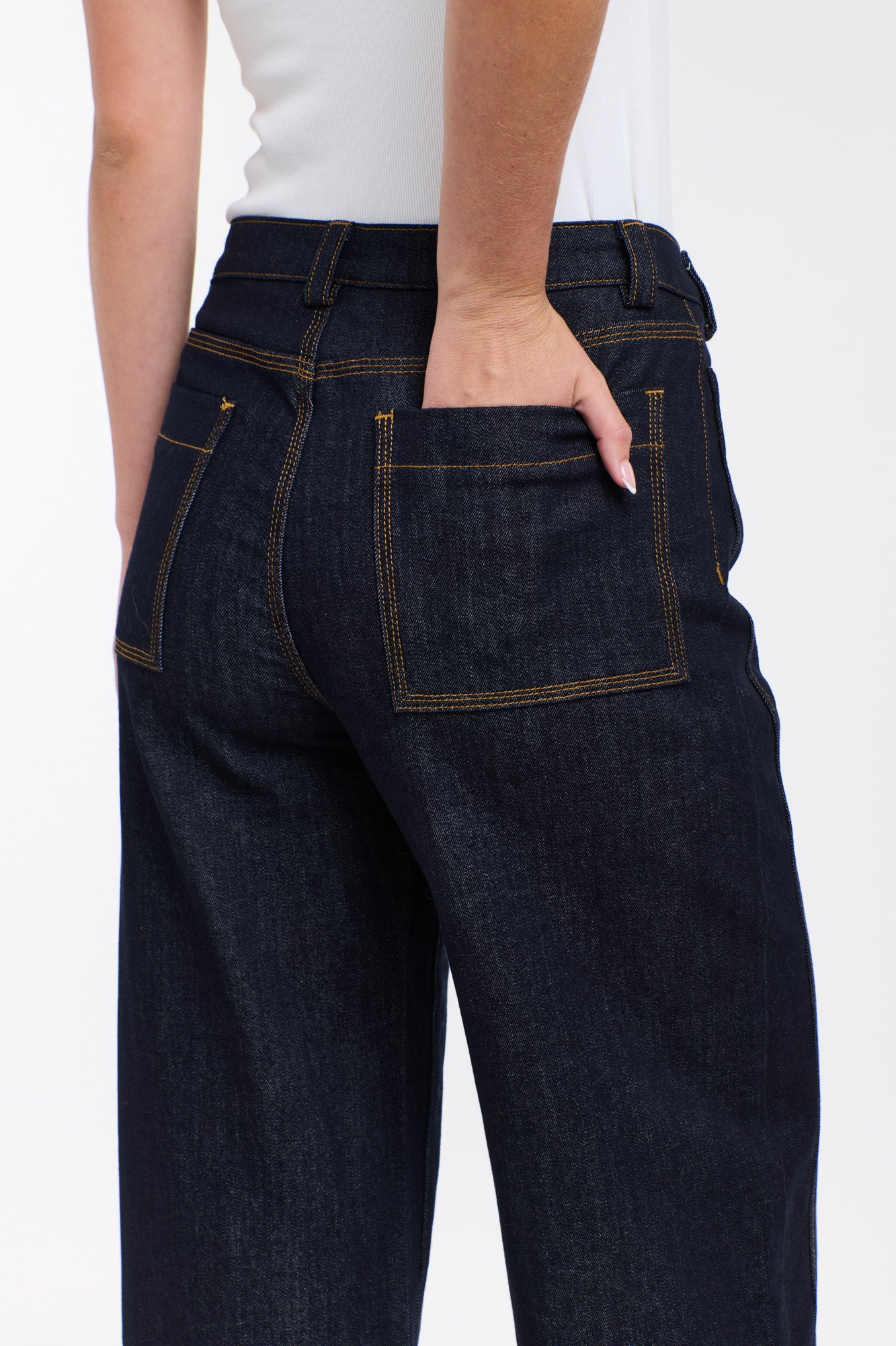 365 DAYS Brenda Triple Stitch Jeans - Dark Denim - Magpie Style
