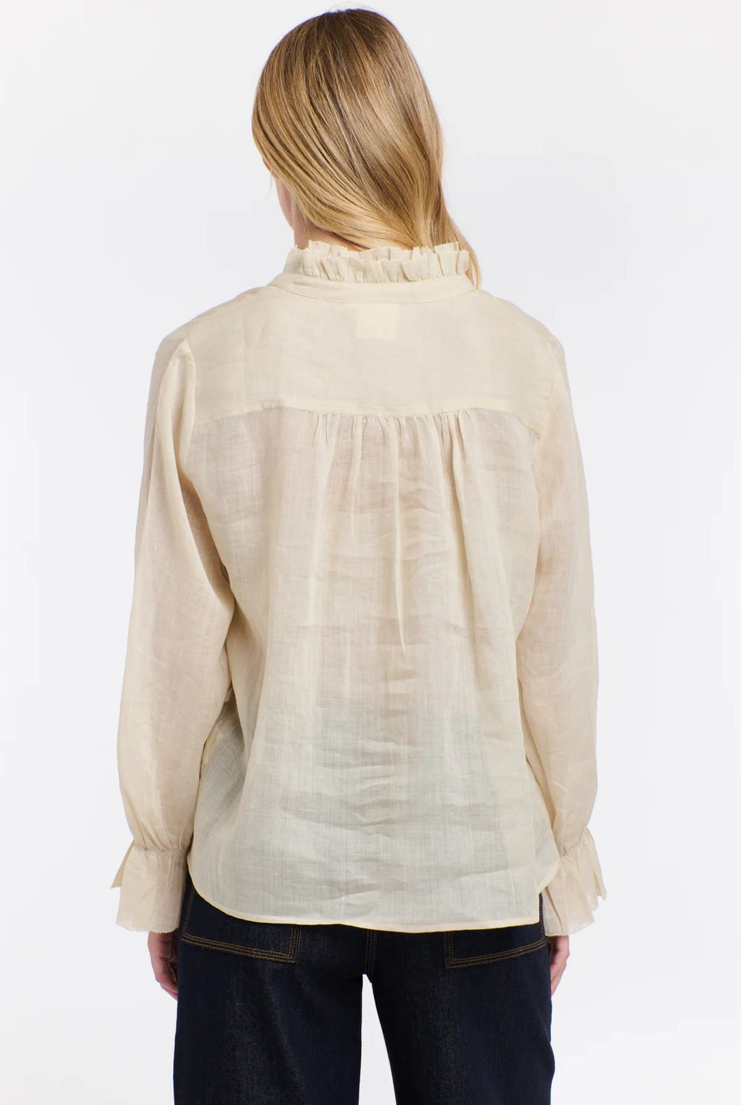 365 DAYS Amber Frill Neck Top - Natural - Magpie Style