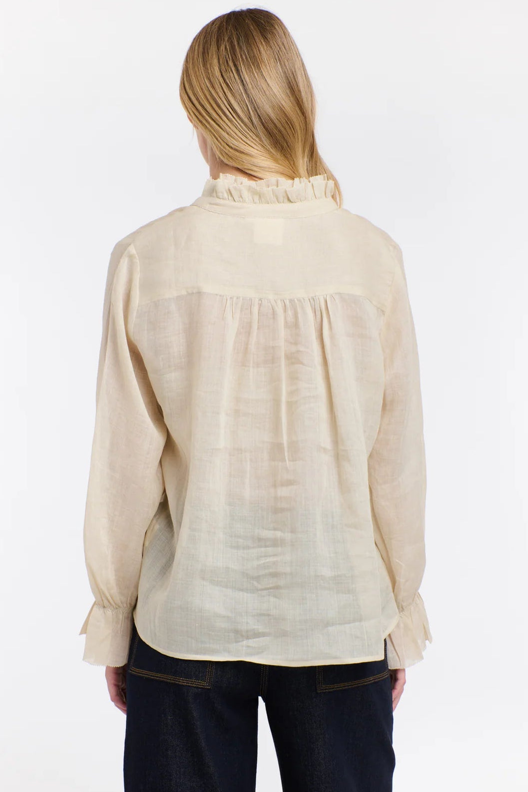 365 DAYS Amber Frill Neck Top - Natural - Magpie Style