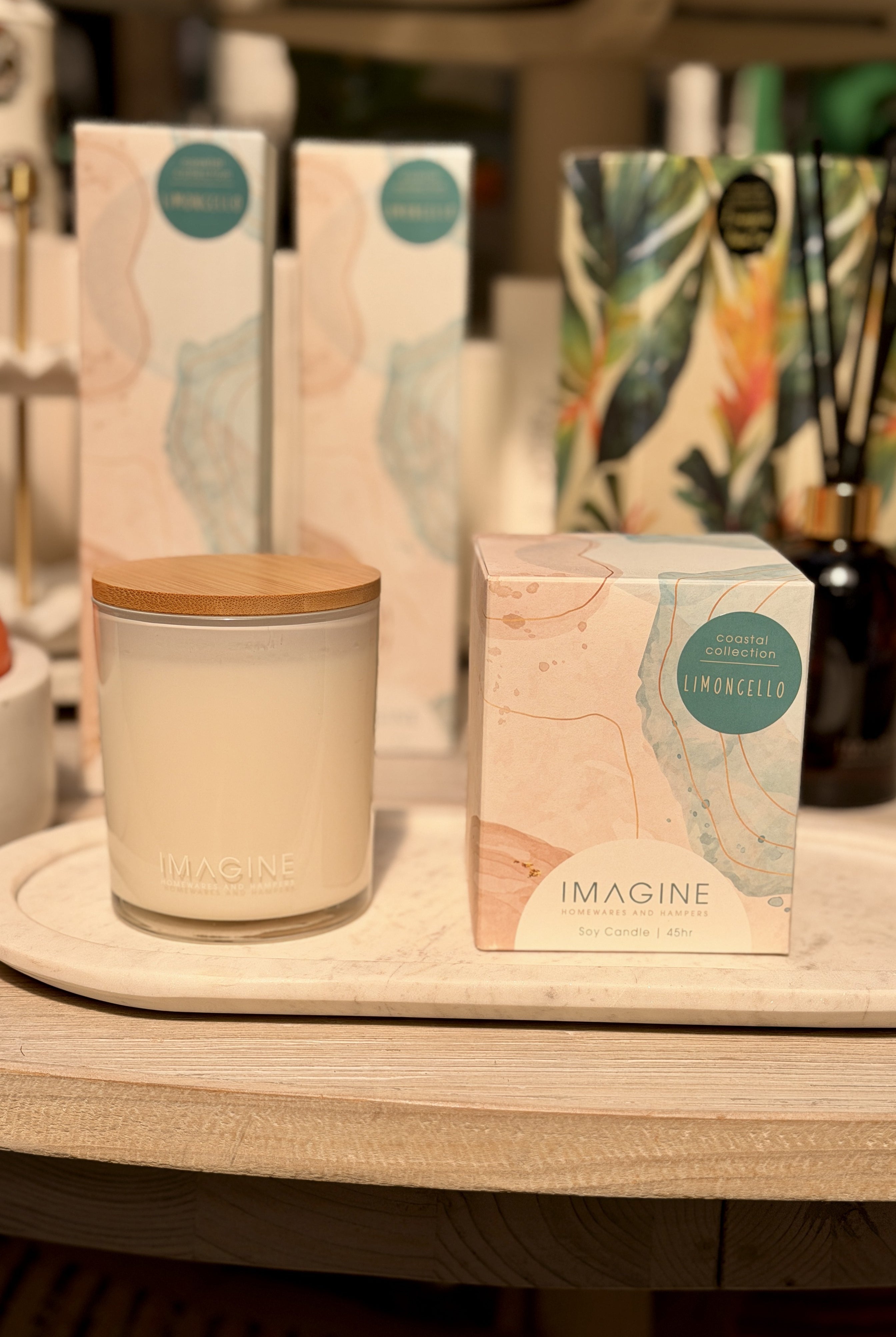 Limoncello Soy Wax Candle 310g - Clear - Magpie Style