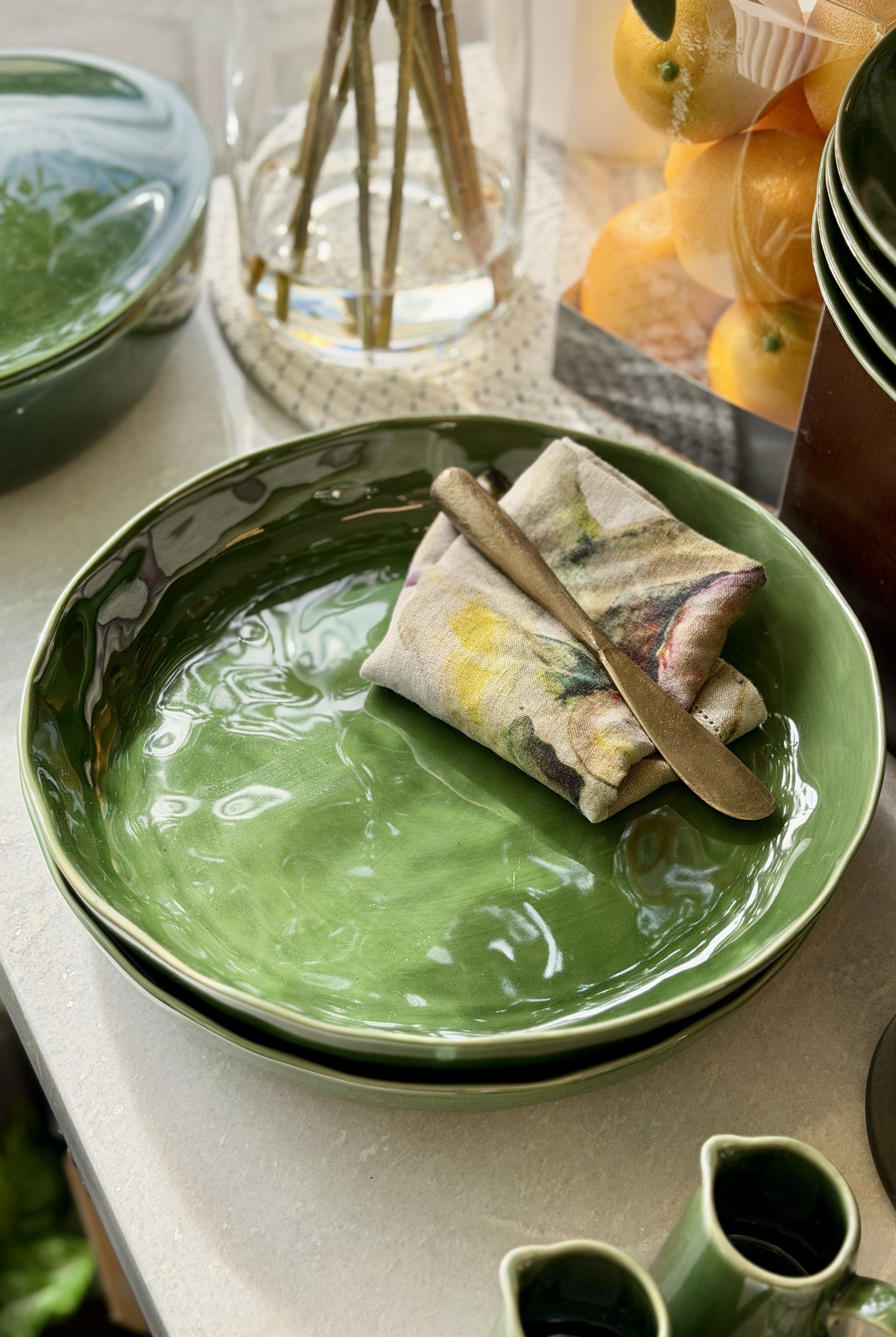 Platter Forest Glaze - Magpie Style