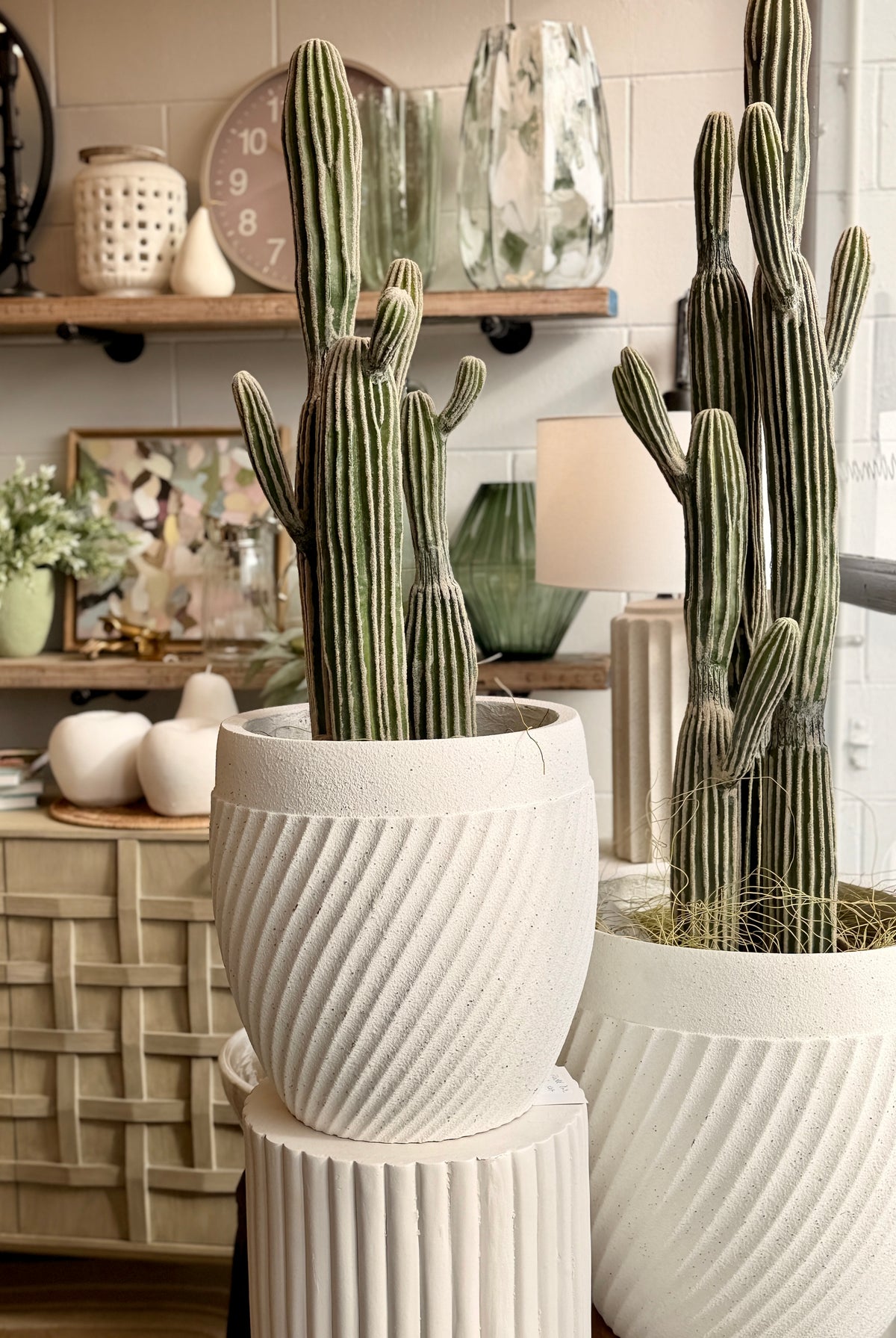 Faux Saguaro Cactus - Potted - Magpie Style