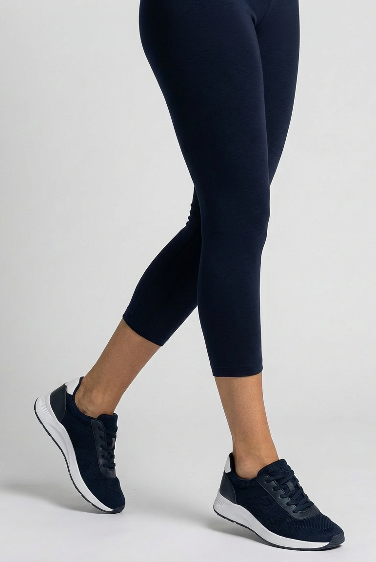 PAULA RYAN Capri Legging - Navy Ecovero - Paula Ryan
