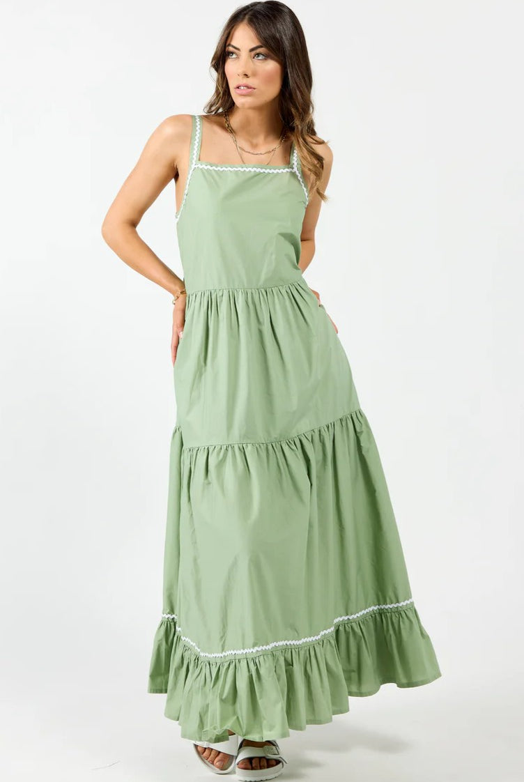 DRAMA THE LABEL Earth Dress - Aspen Green - Magpie Style