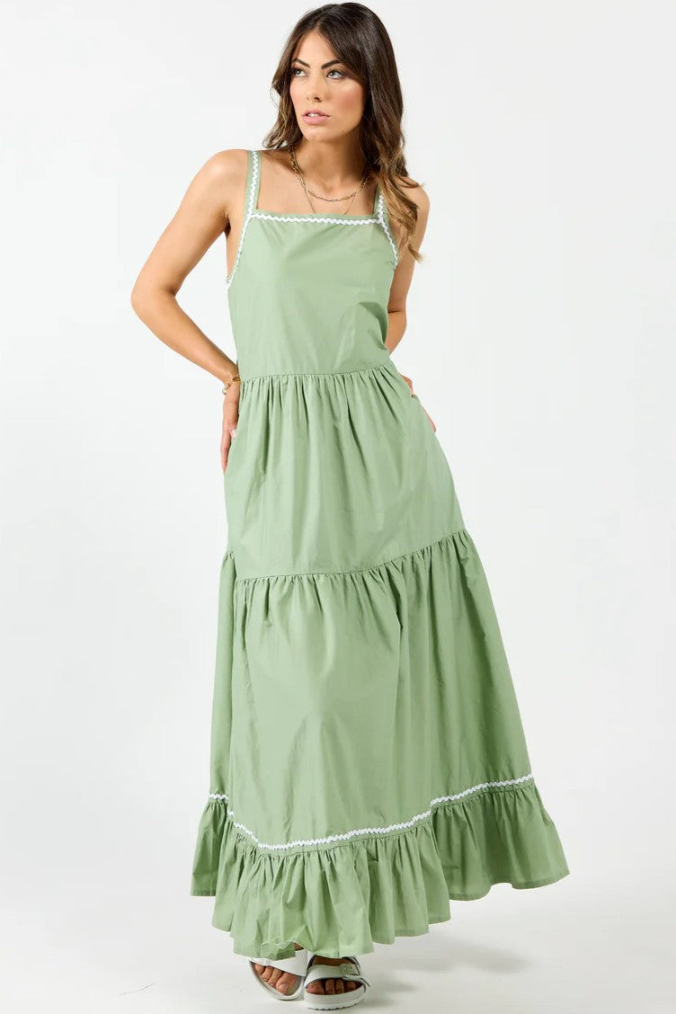 DRAMA THE LABEL Earth Dress - Aspen Green - Magpie Style