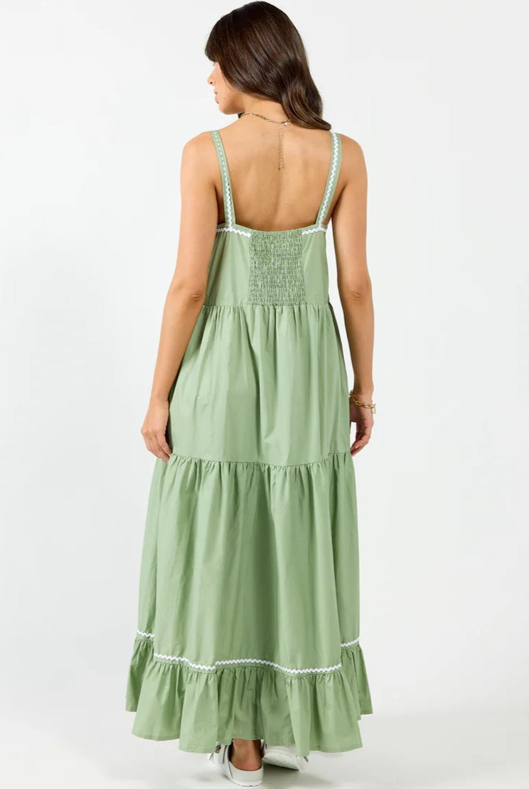 DRAMA THE LABEL Earth Dress - Aspen Green - Magpie Style