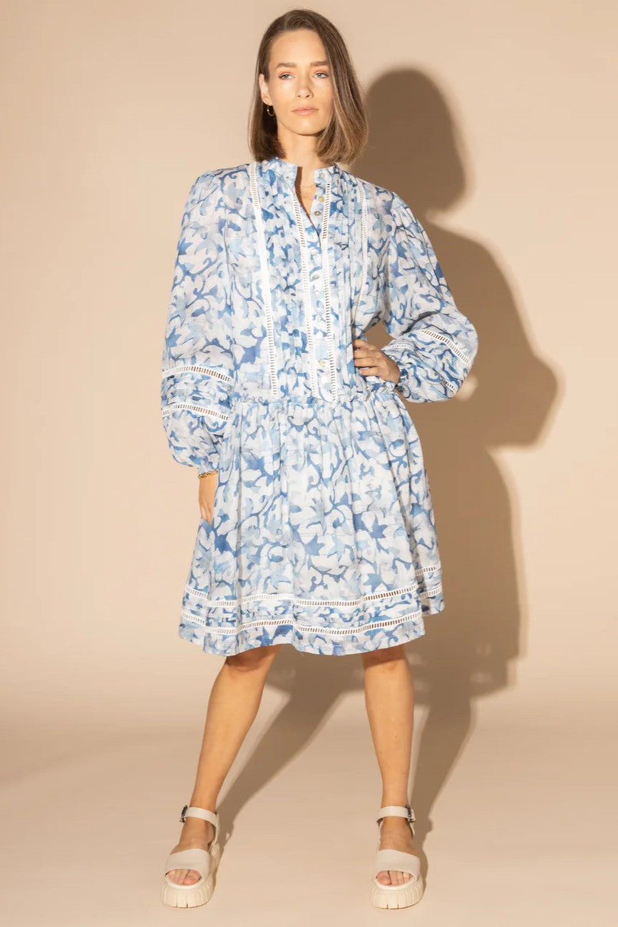 LOUGHLIN Skyes Dress - Blue Water - Magpie Style