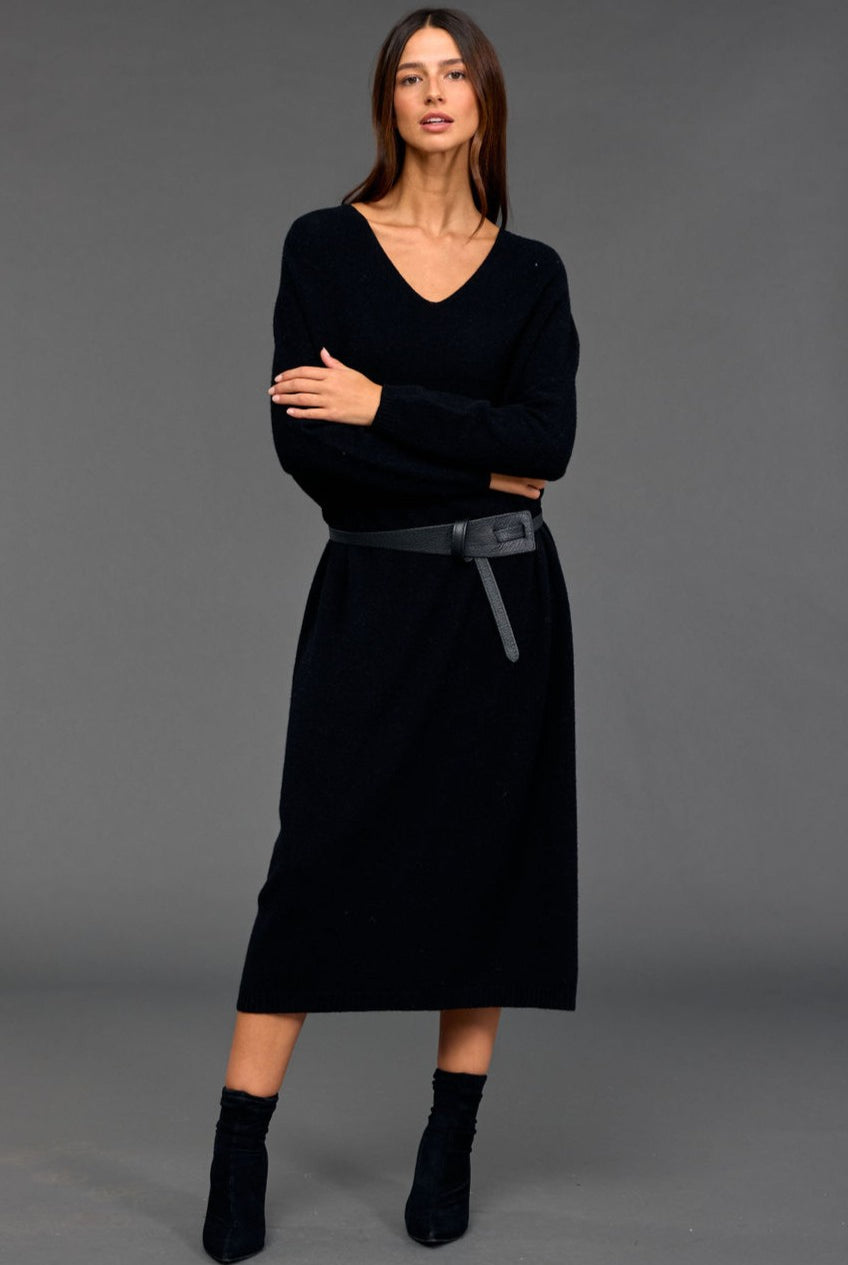 LAUREN VIDAL Joane Dress - Noir - Magpie Style