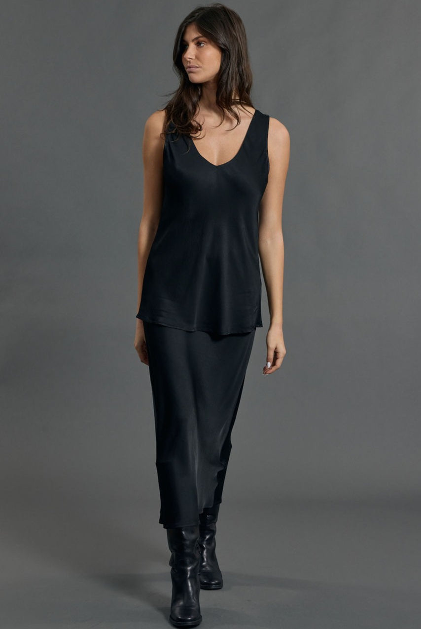 LAUREN VIDAL - Layering Singlet Black - Magpie Style