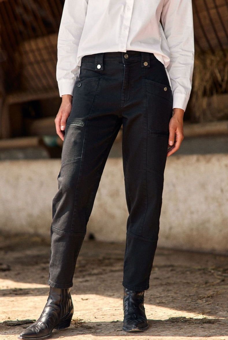 LAUREN VIDAL Diego Jean - Noir - Magpie Style