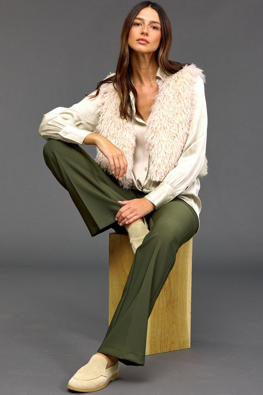 LAUREN VIDAL Moka Vest - Crème - Magpie Style