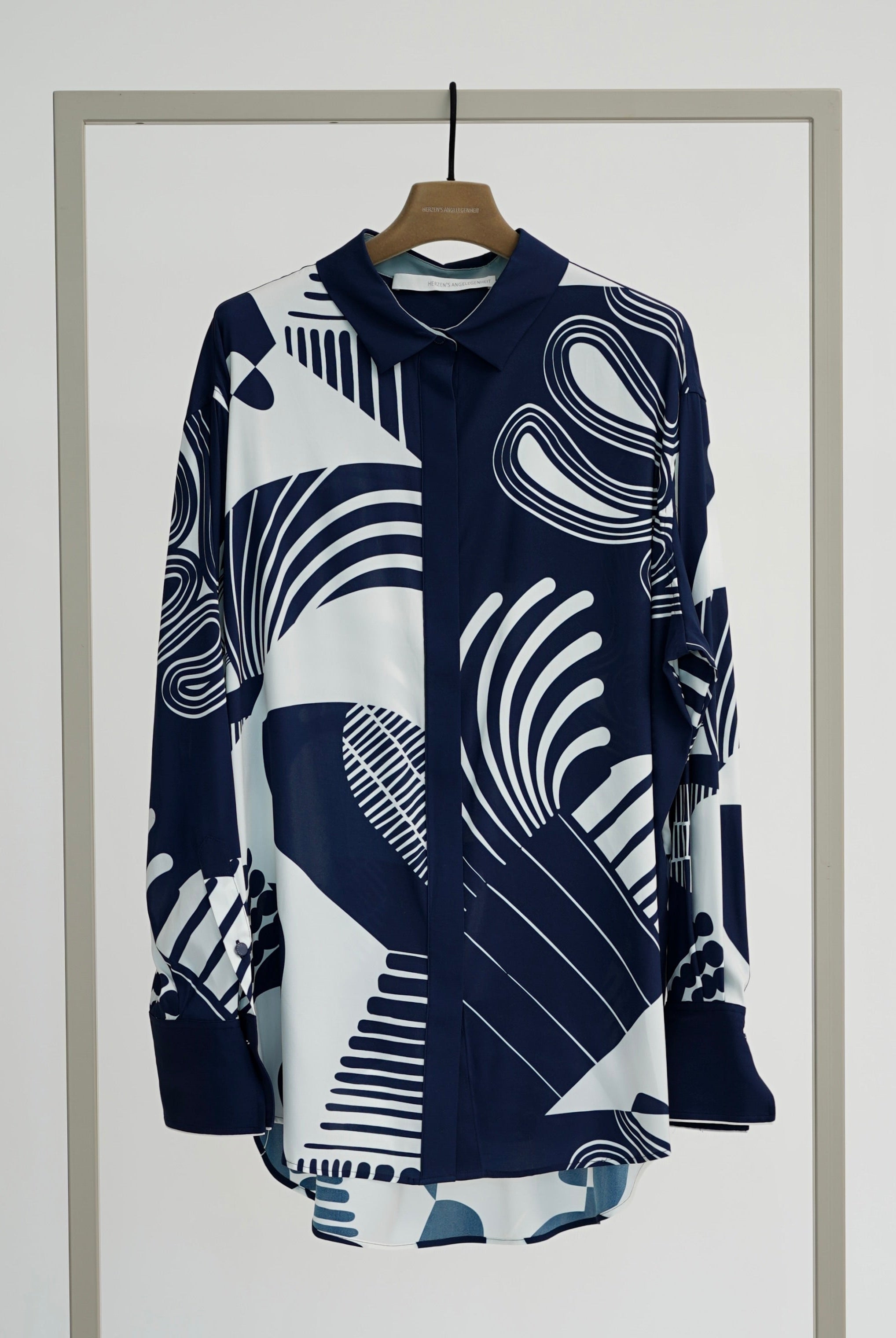 HERZEN'S ANGELEGENHEIT Collared Shirt - Marino Superwhite - Magpie Style