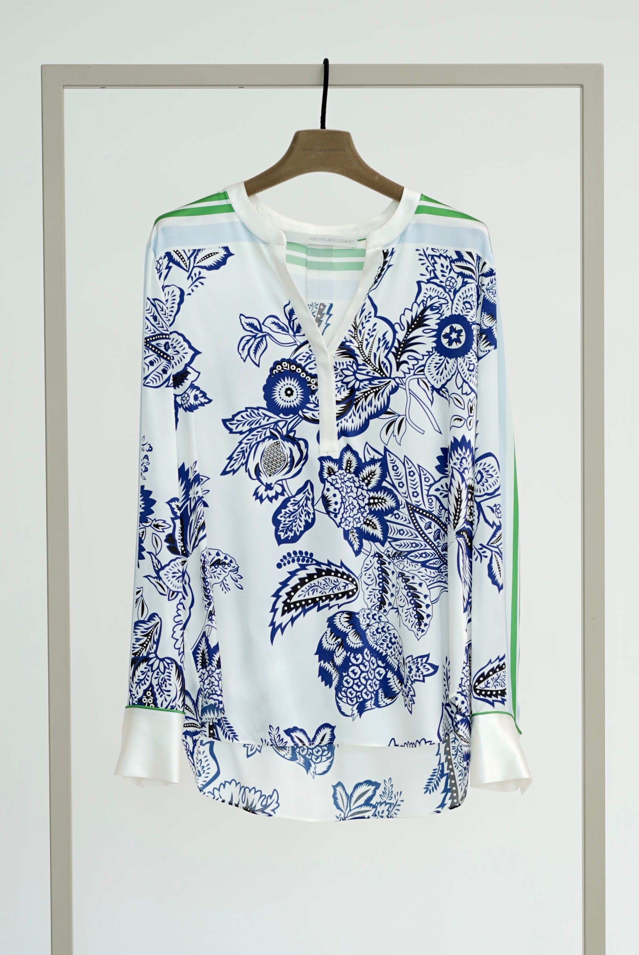 HERZEN'S ANGELEGENHEIT Tunic - Captain Azurro Superwhite - Magpie Style