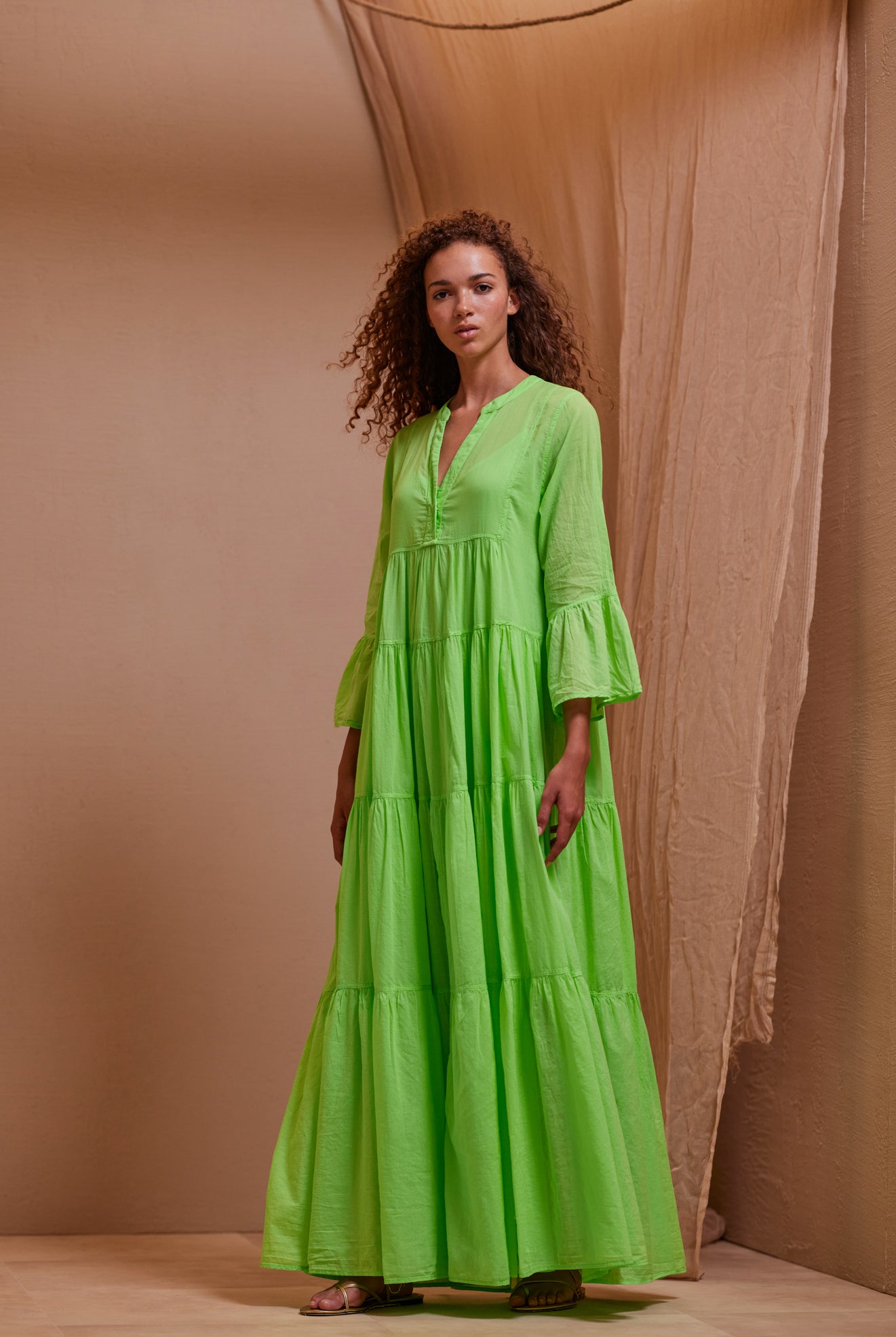 DEVOTION TWINS - Manousia Long Dress White - Magpie Style