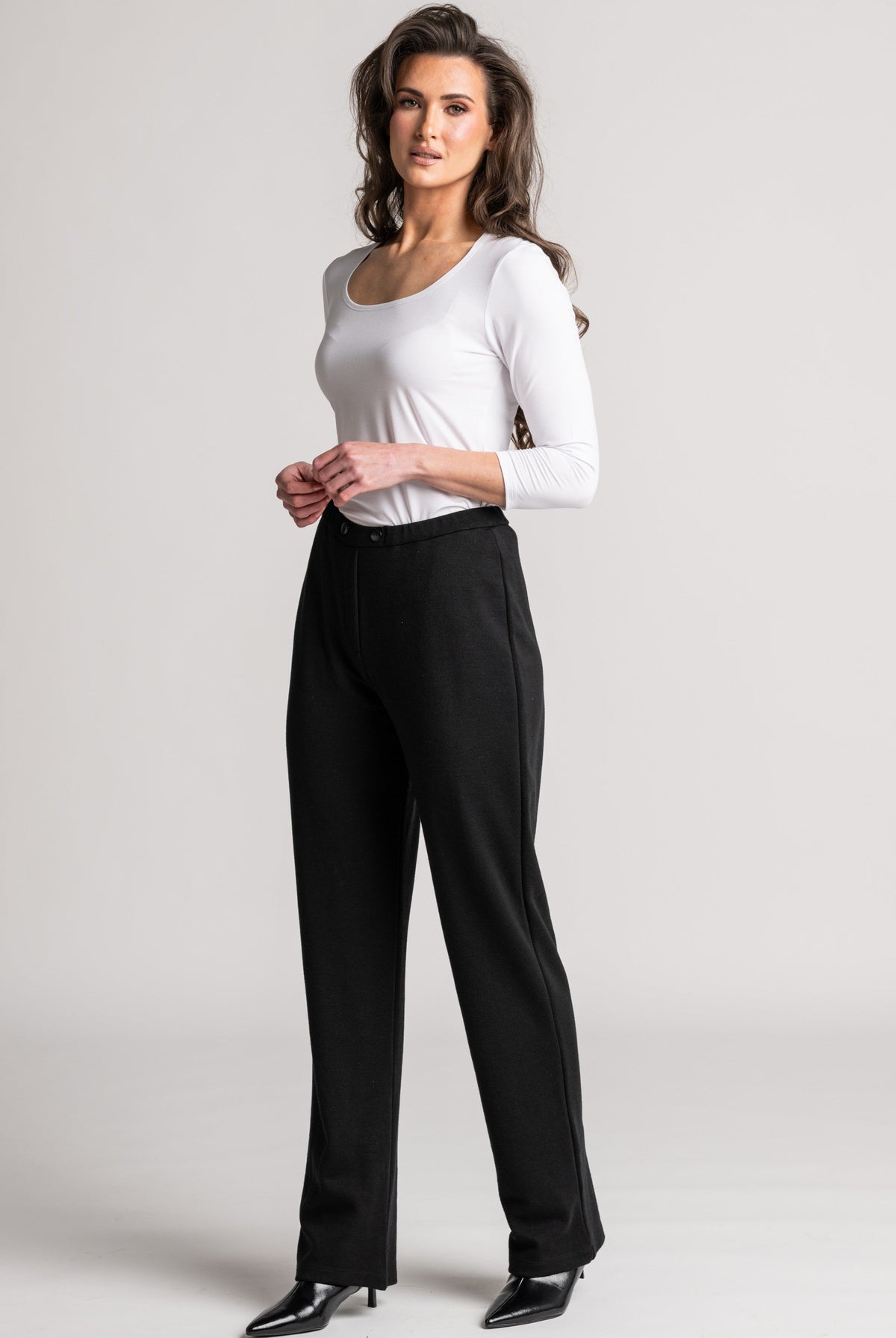 PAULA RYAN Tailored Pant - Merino Black - Paula Ryan