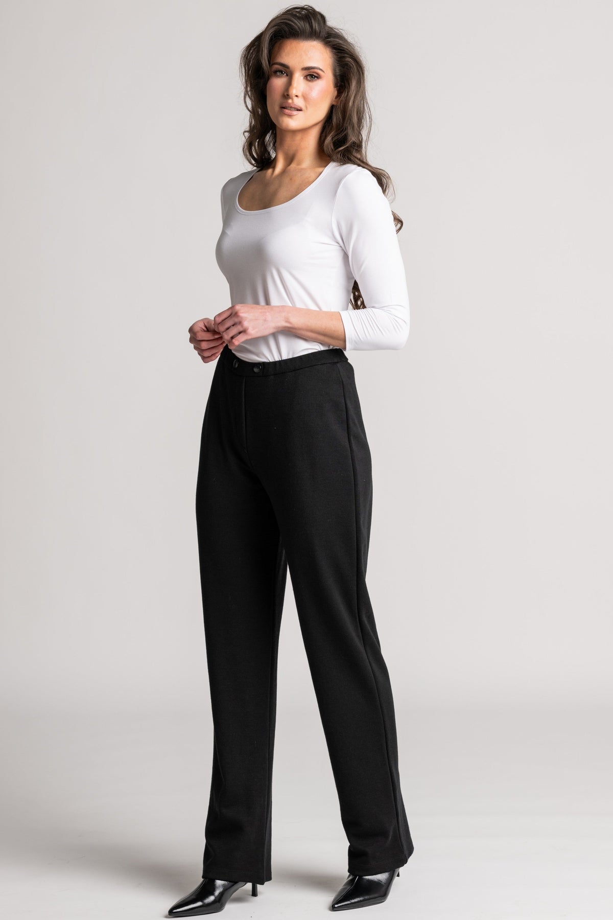 PAULA RYAN Tailored Pant - Merino Black - Paula Ryan